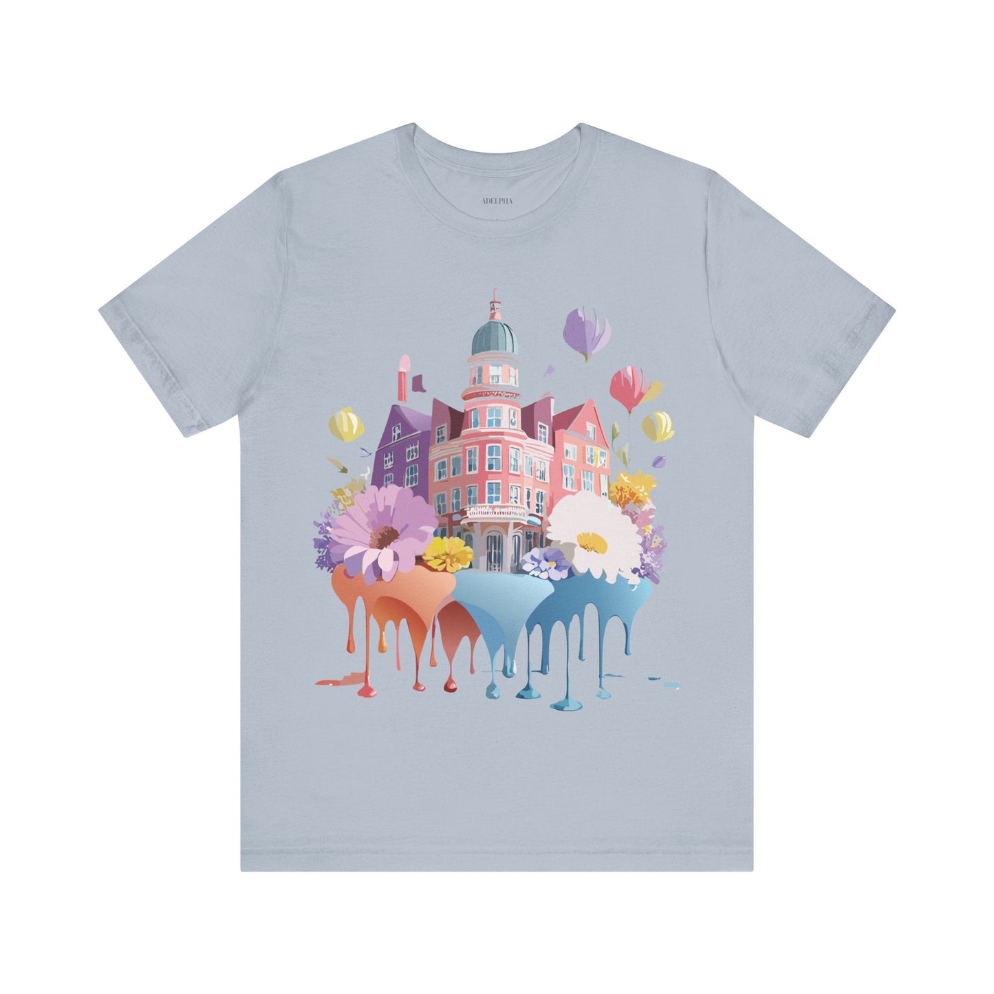 Unisex Graphic T Shirt With Adelpha Artwork Vintage Amsterdam Design Short Sleeve