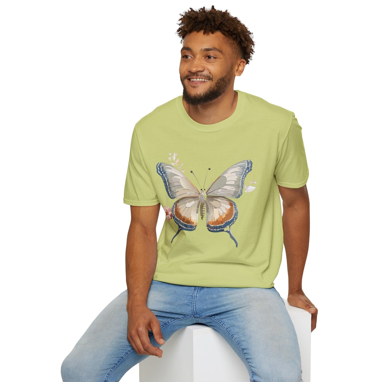 Butterfly Shirt Unisex Softstyle T Shirt Gildan 64000 Monarch Butterfly Tee Everyday Comfort