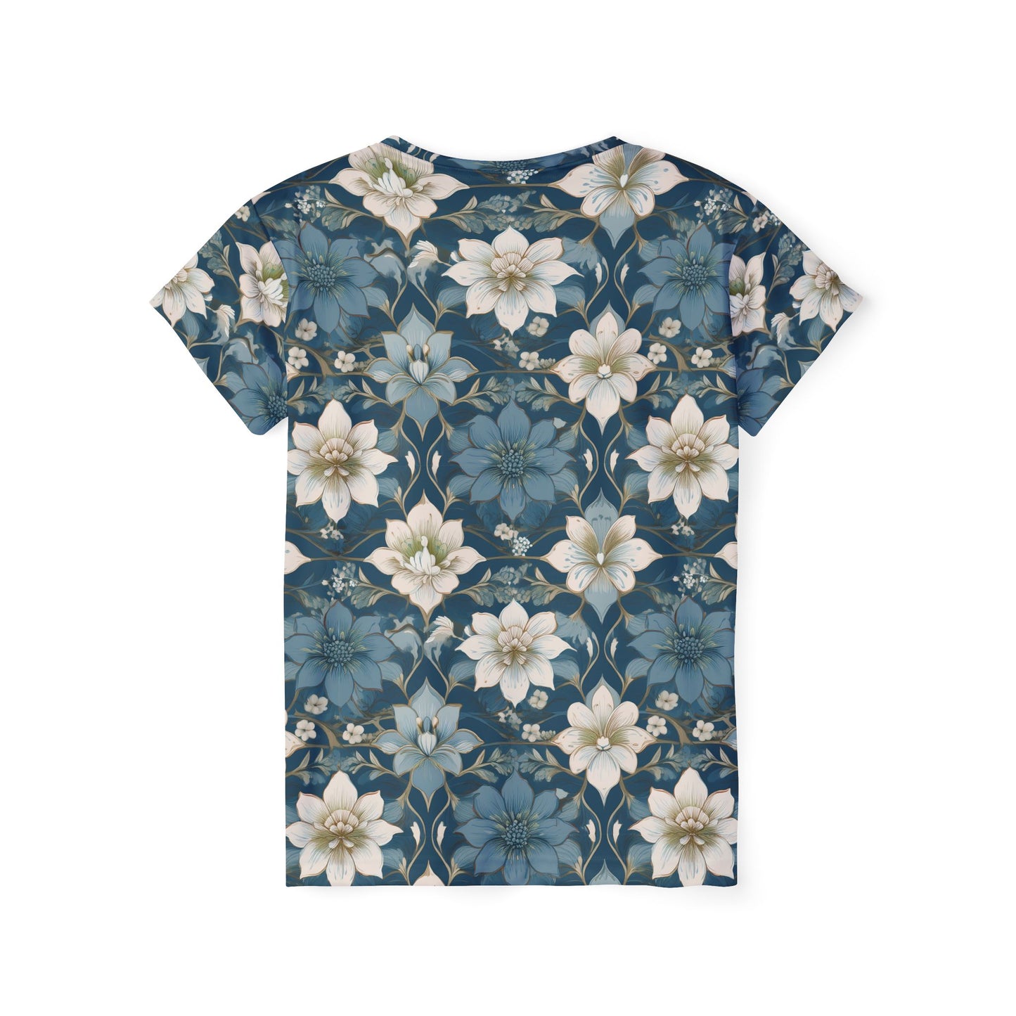 Women Poly Shirt with Floral Print F345