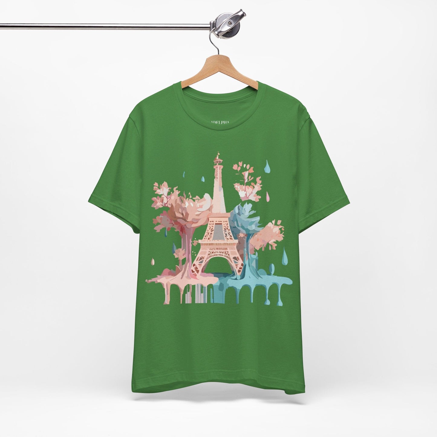 Unisex Paris Graphic Tee By Adelpha Vintage Inspired Tourist Shirt Short Sleeve Collection