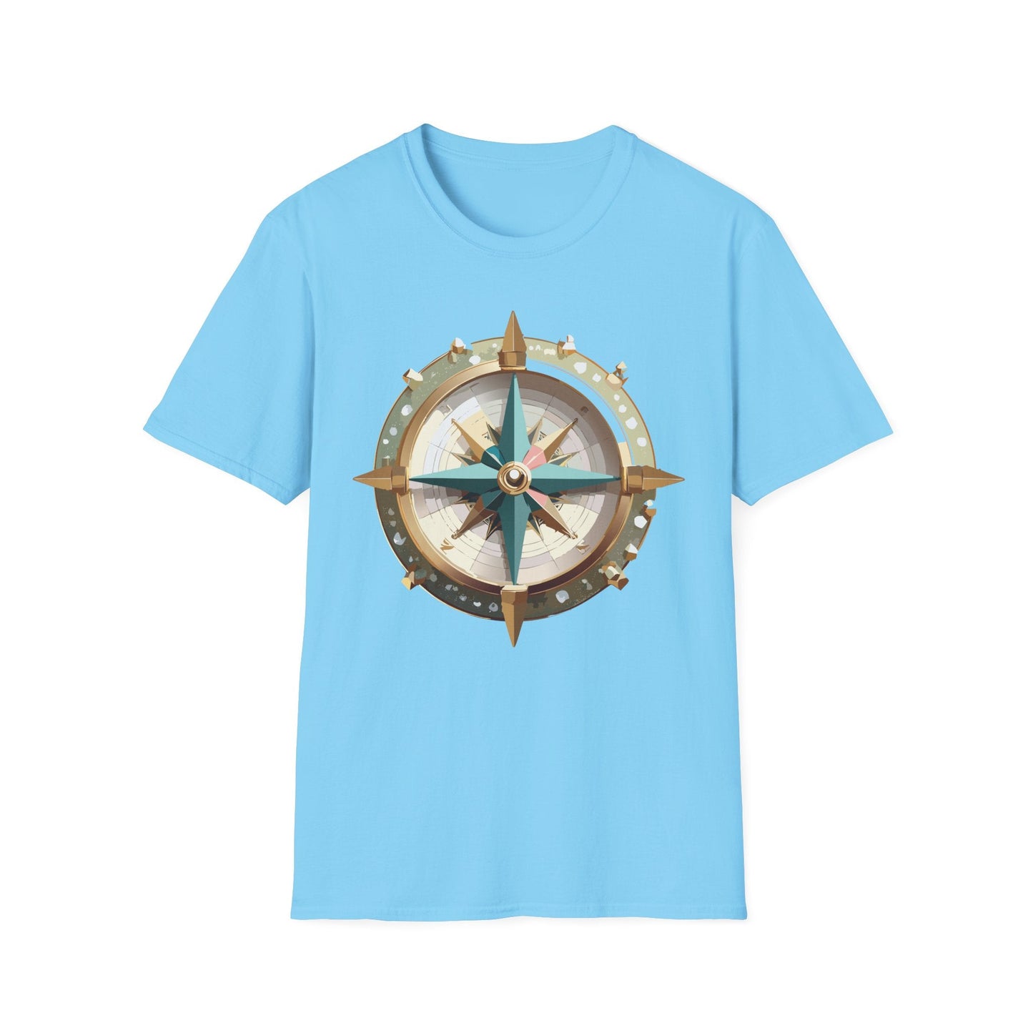 Compass Navigator Graphic Tee Unisex 100 Cotton 1