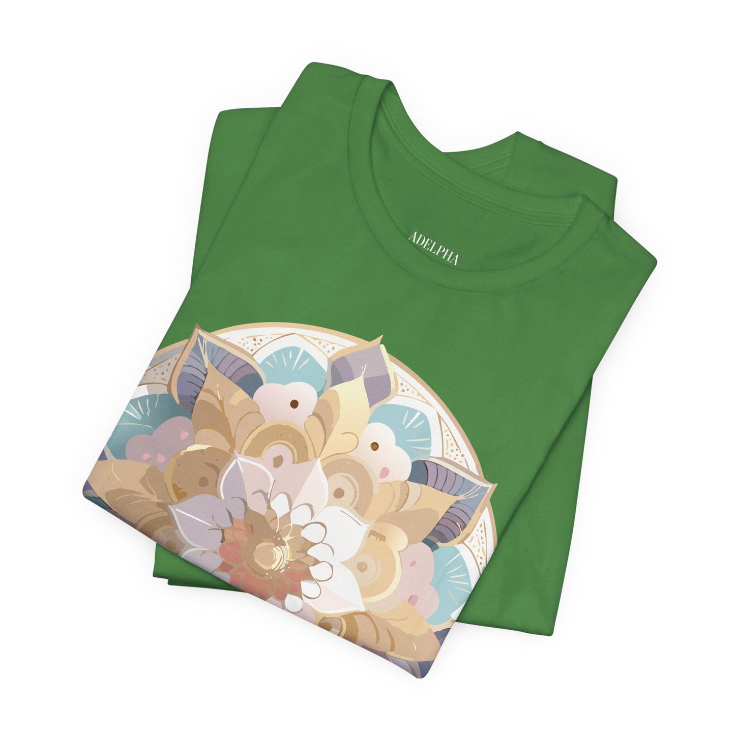 Adelpha Mandala Graphic Tee Unisex Jersey Short Sleeve Vintage Inspired Art Design Shirt