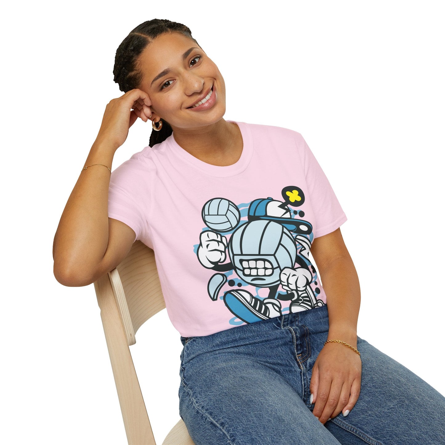 Unisex Cartoon T Shirt Animation Tee Funny Design Gildan Softstyle 64000 100 Percent Cotton