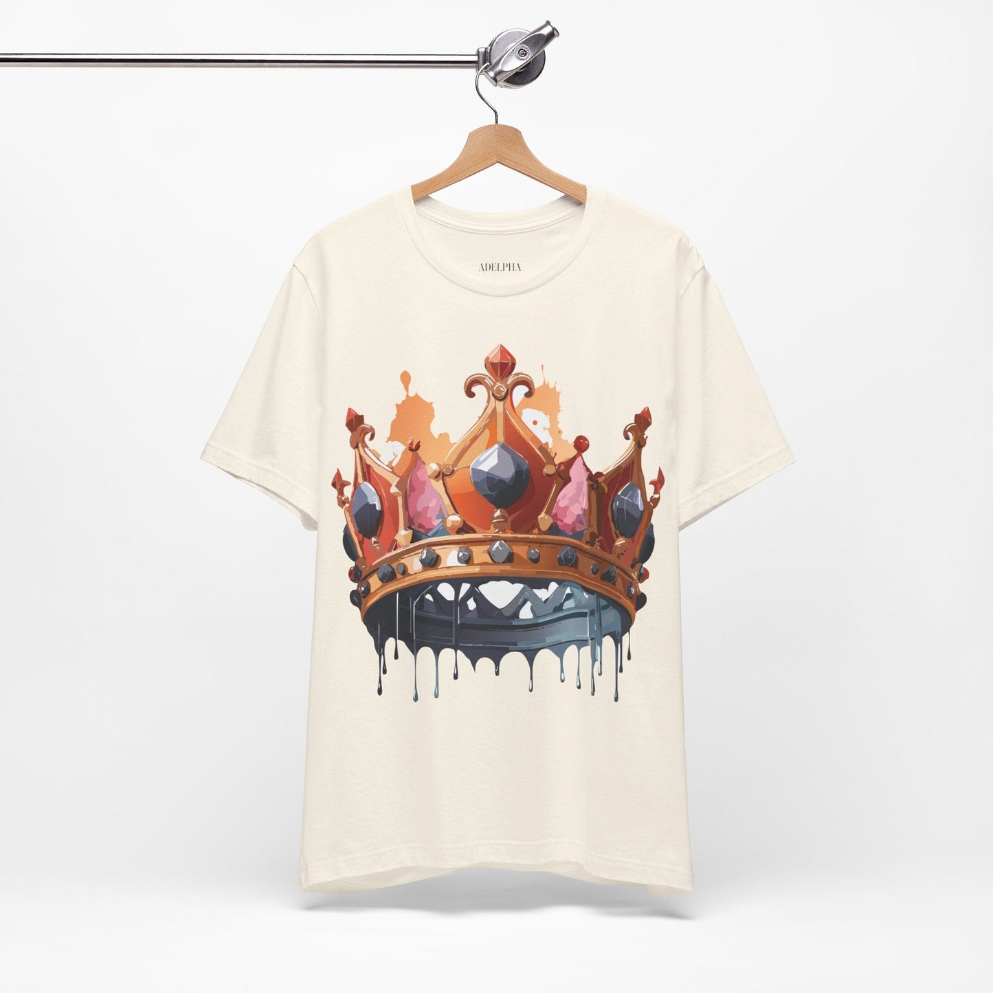 Crown Graphic Unisex 100 Cotton Vintage Artwork Tee 10