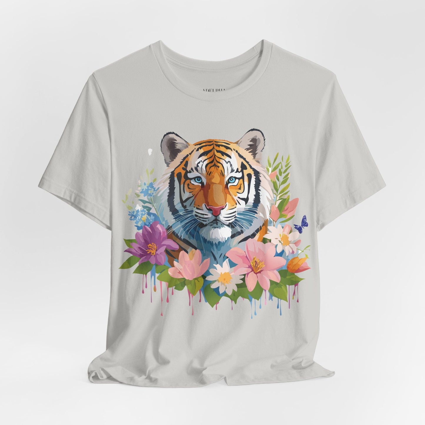 Tiger Graphic Tee Unisex Vintage Inspired Shirt By Adelpha Premium Short Sleeve Edition