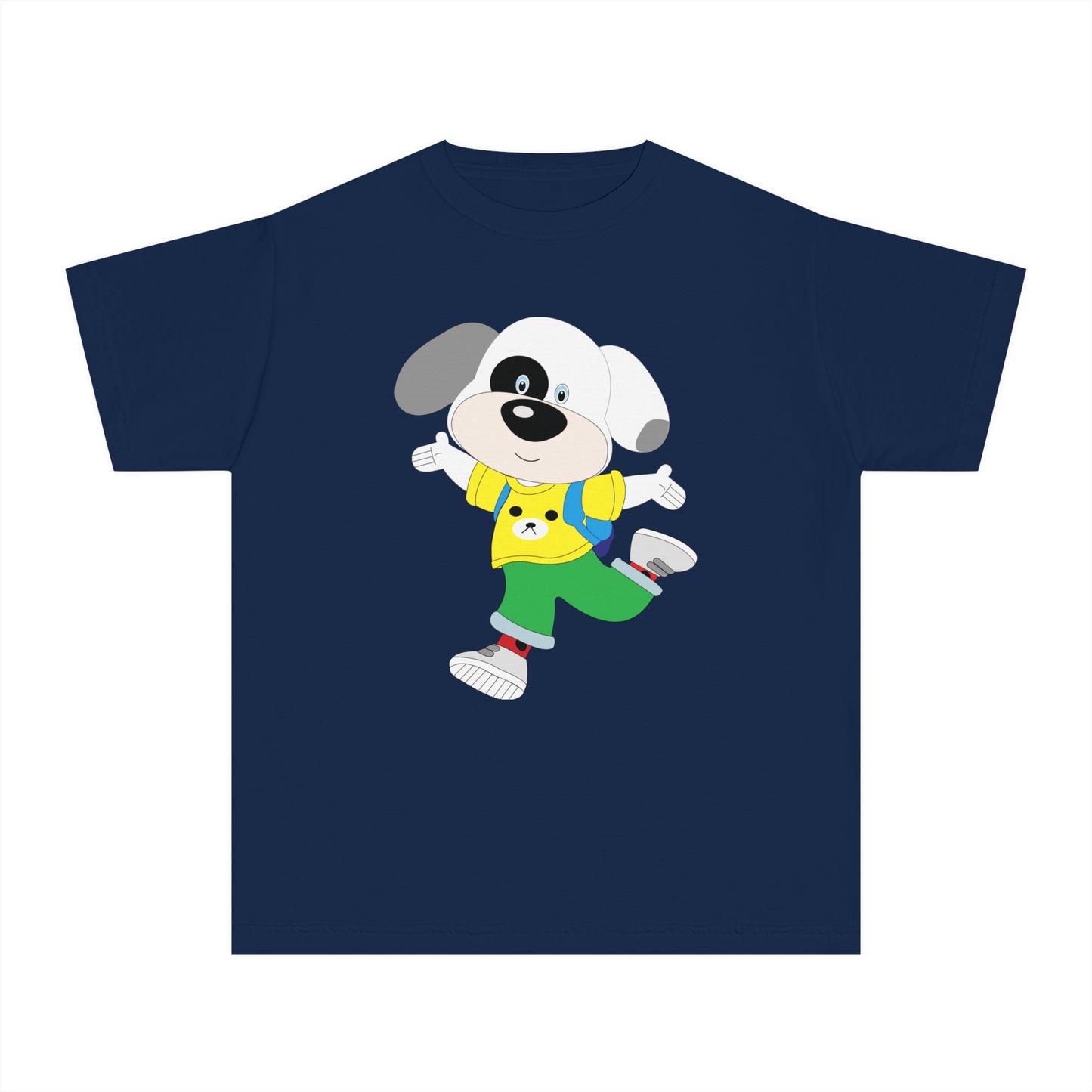 Youth Tee Shirt with Baby Dog