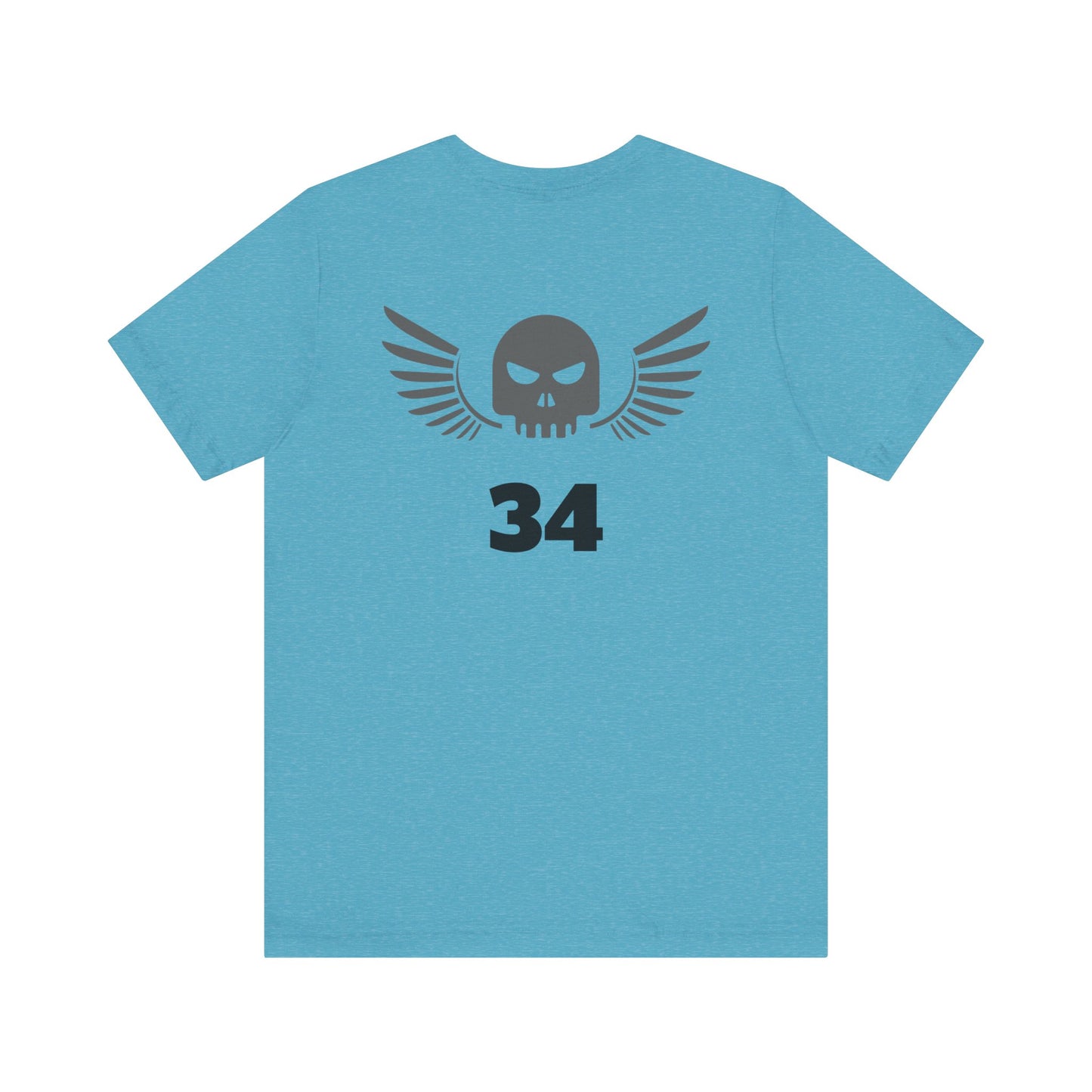 Unisex Cotton Tee Shirt with Skull