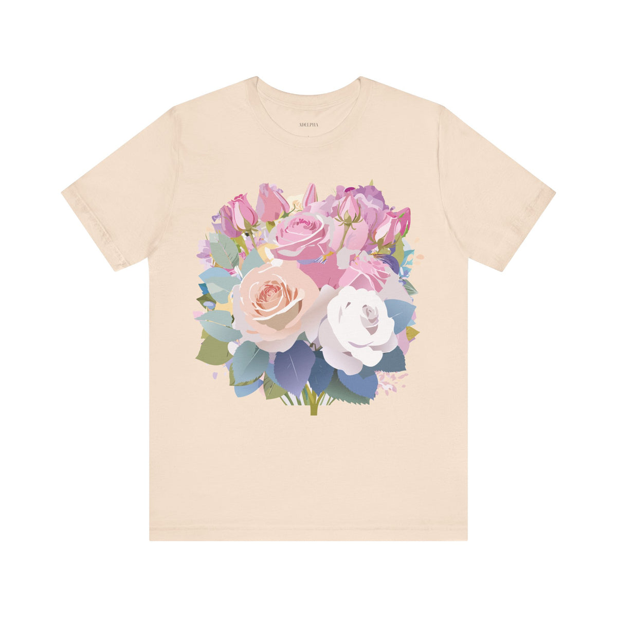 Floral Graphic Tee Shirt - Bella+Canvas Unisex 100 Cotton 19
