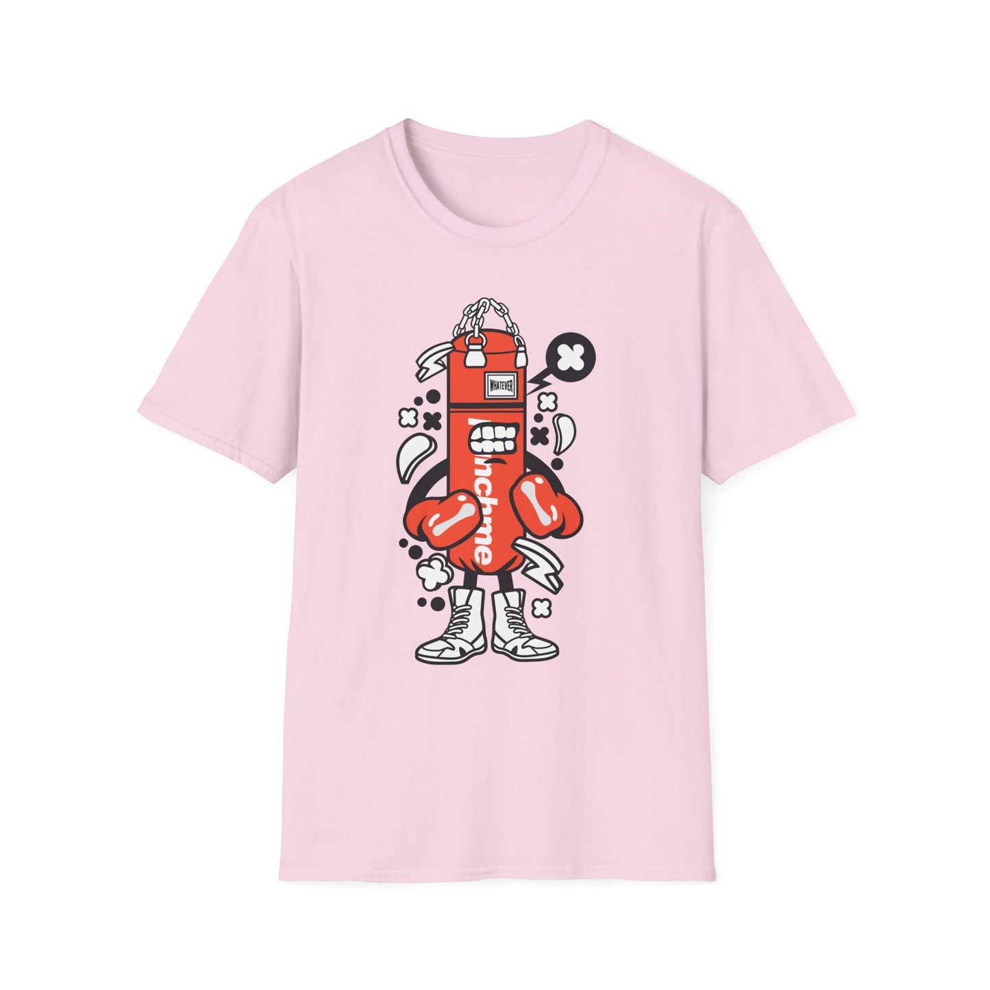 Cartoon Tee Shirt Unisex Animation Graphic Tee Funny Tee Cotton Softstyle 64000 Gildan