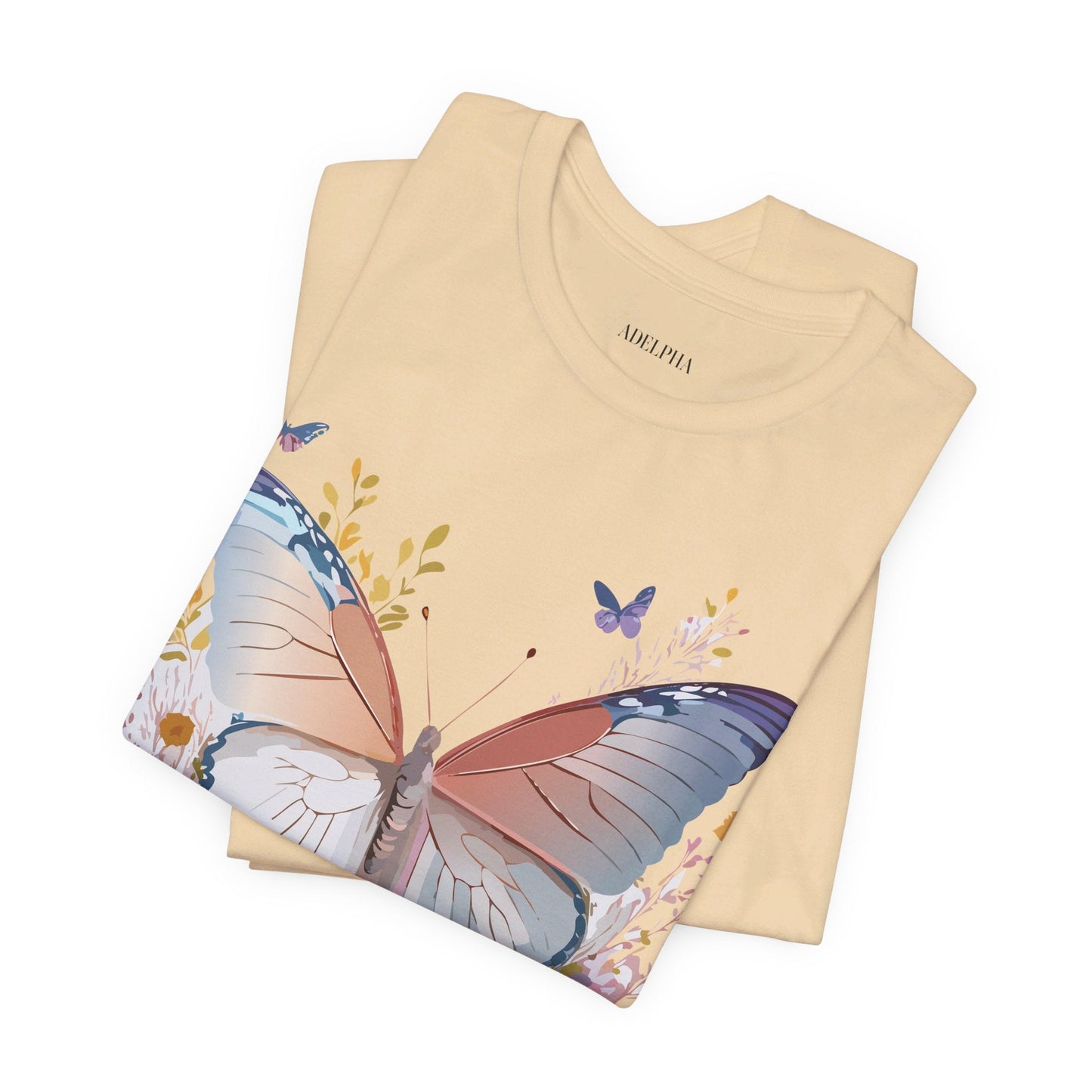 Butterfly Graphic Tee Unisex Vintage Art Design Adelpha Collection