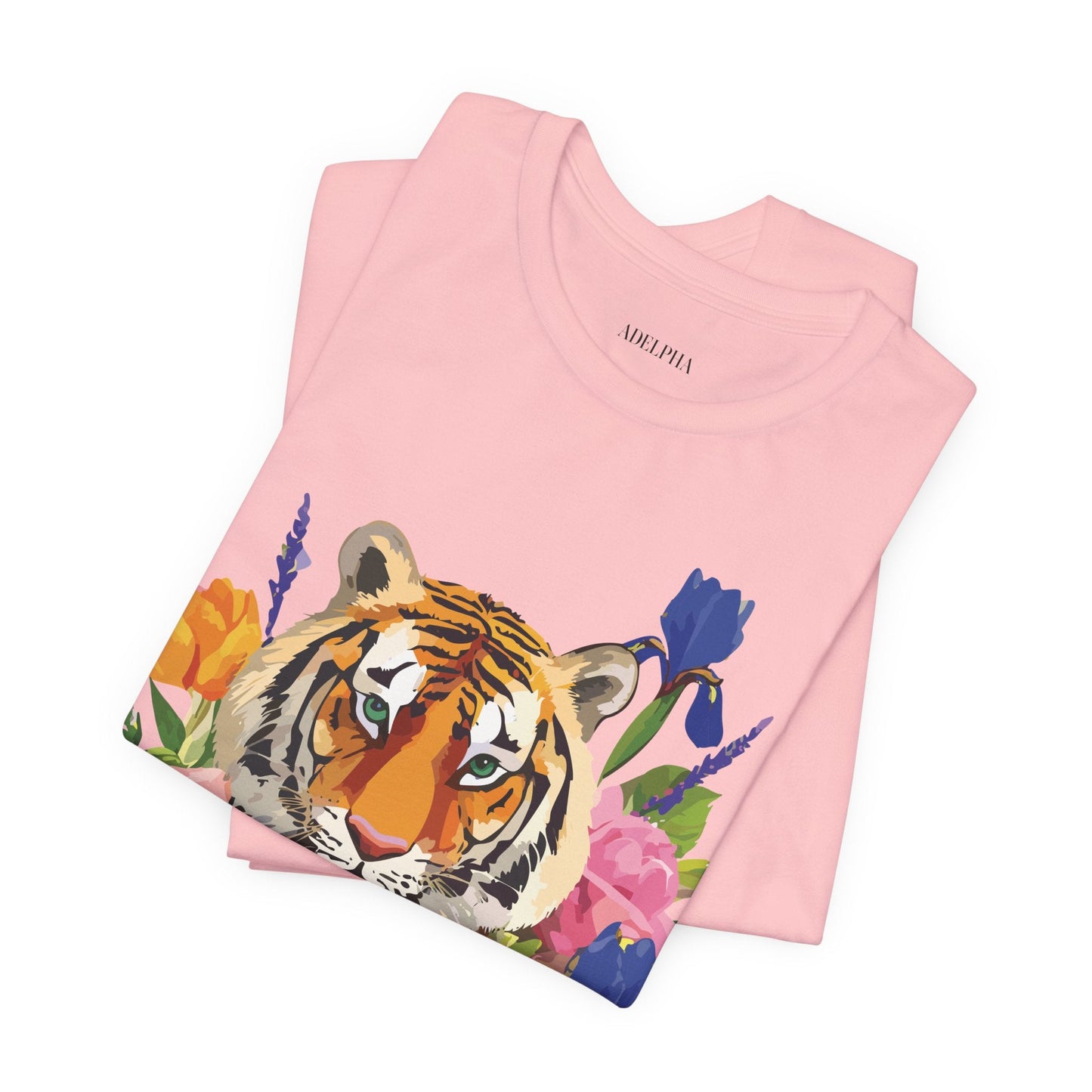 Tiger Graphic T Shirt Unisex Jersey Short Sleeve Art Design Tee Adelpha Vintage Inspired