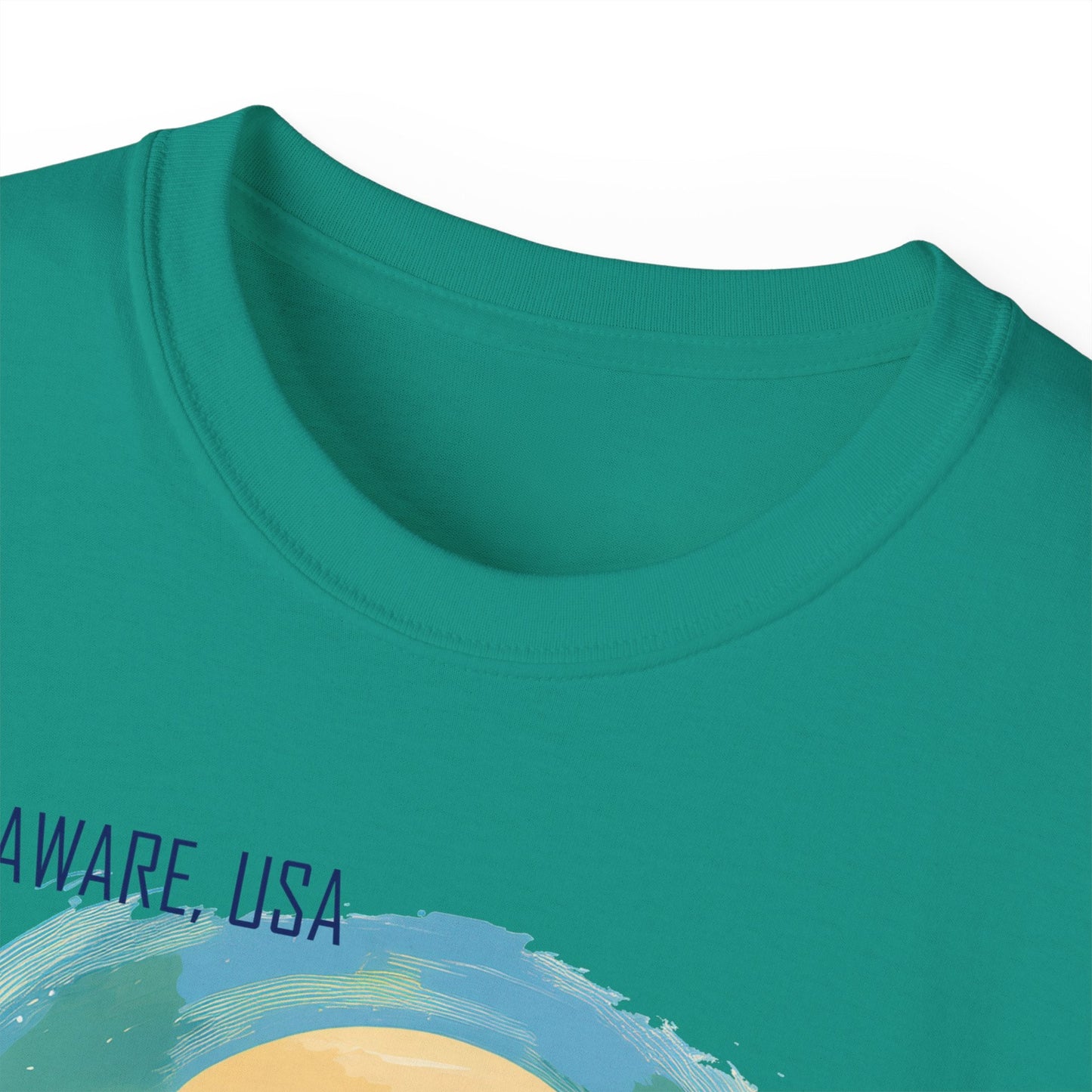 Delaware Graphic Unisex Cotton T‑Shirt 1