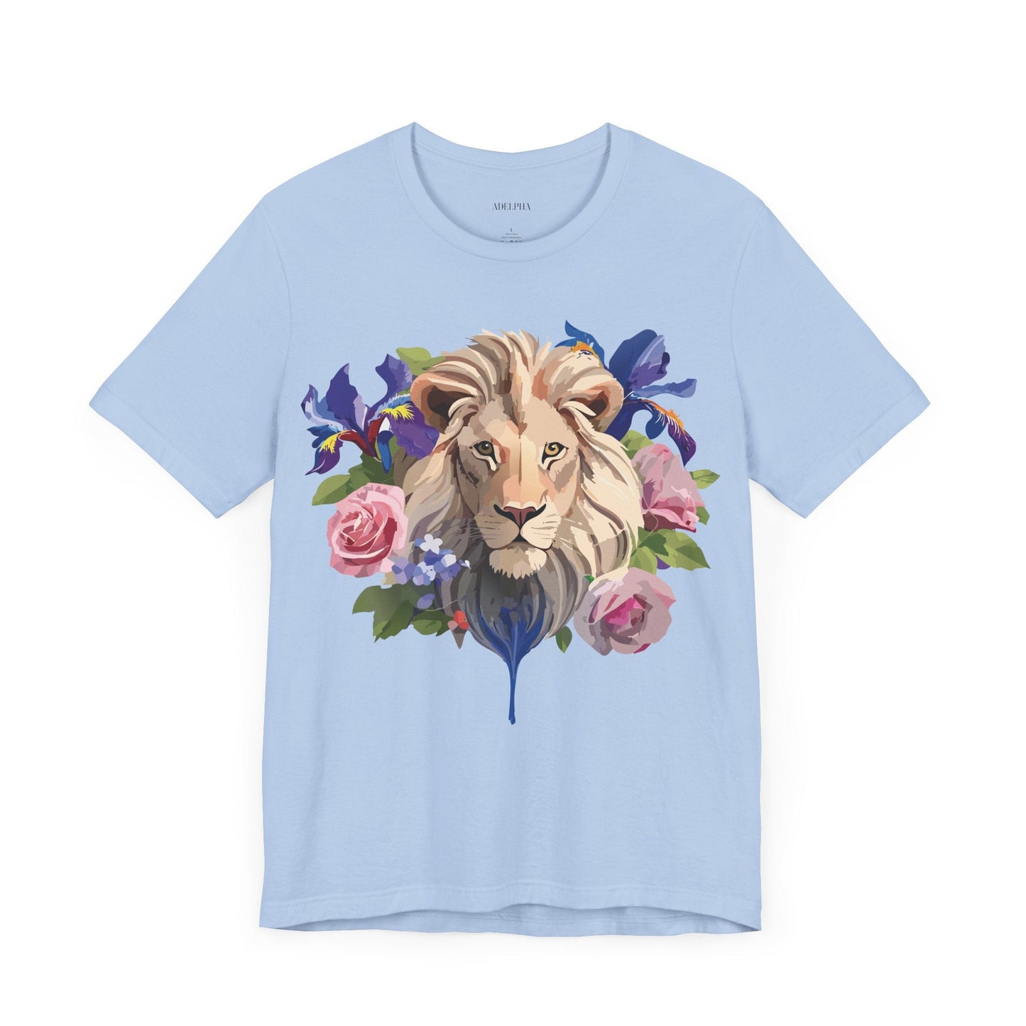 Adelpha Lion Graphic T Shirt Unisex Short Sleeve Art Design Tee Vintage Inspired