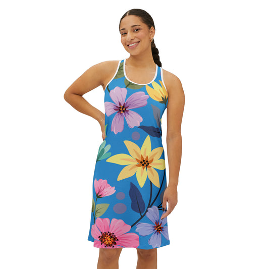 Sommerkleid mit floralen Prints