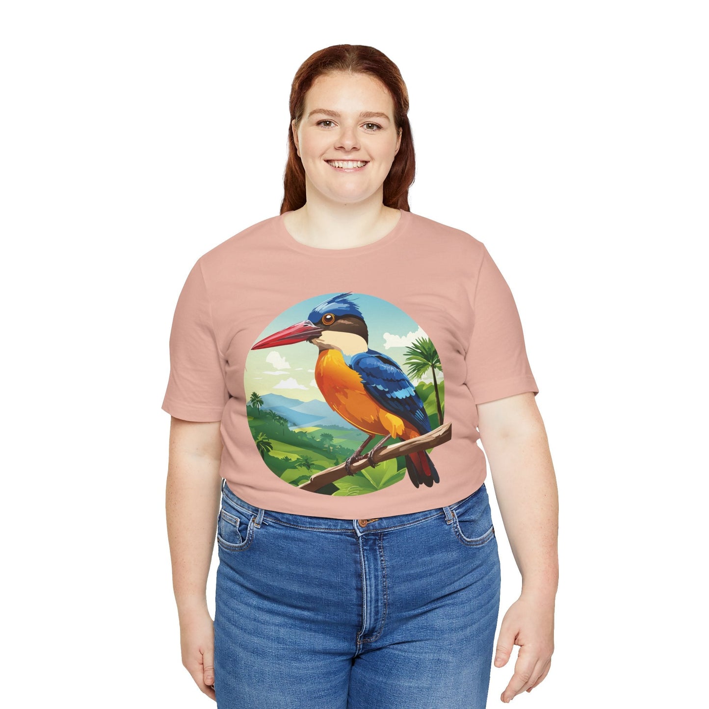 Unisex Animal Shirt With Art Design Featuring Wild Animals Jersey Short Sleeve Tee