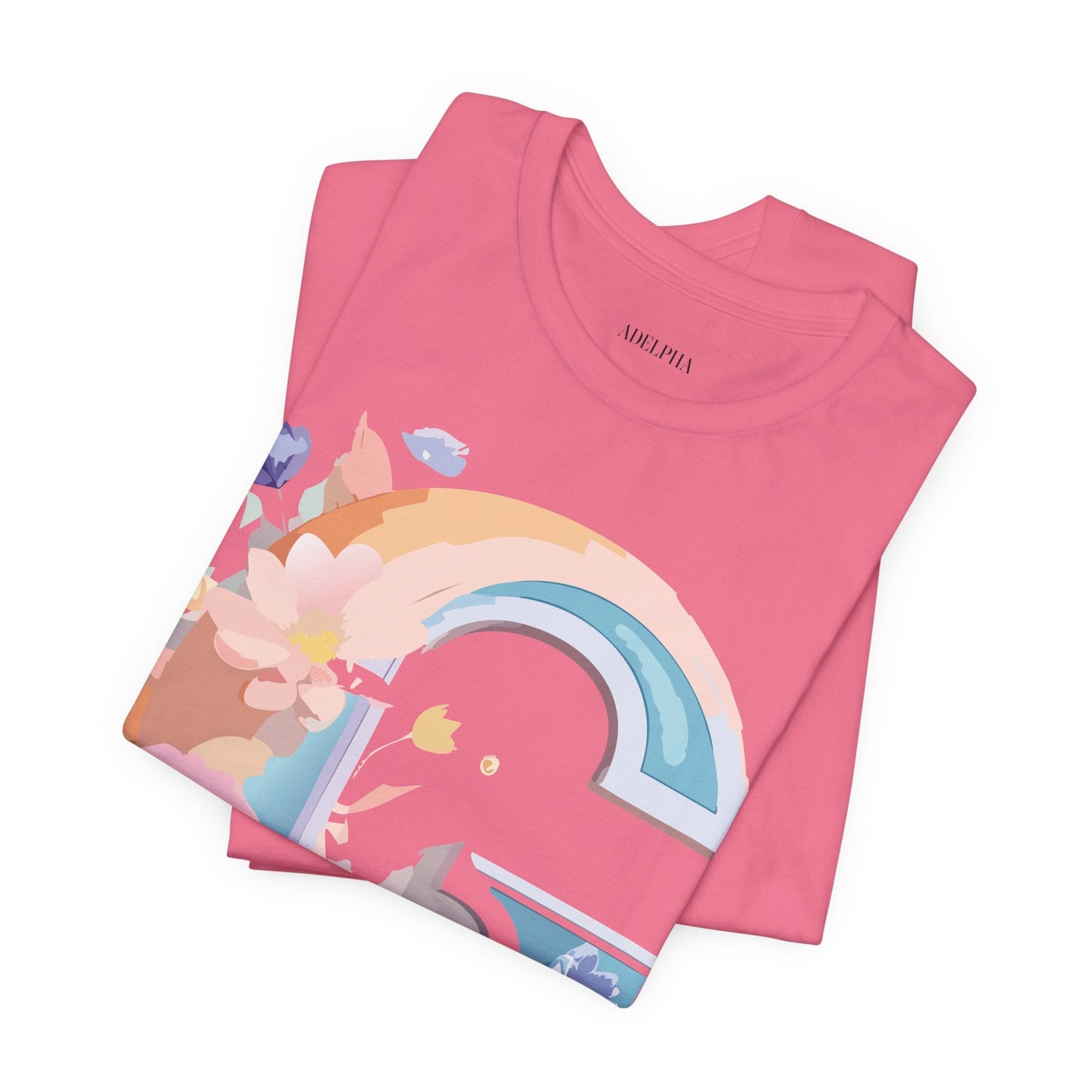 Letter G Graphic Tee Unisex Short Sleeve T Shirt by Adelpha Vintage Inspired Artwork