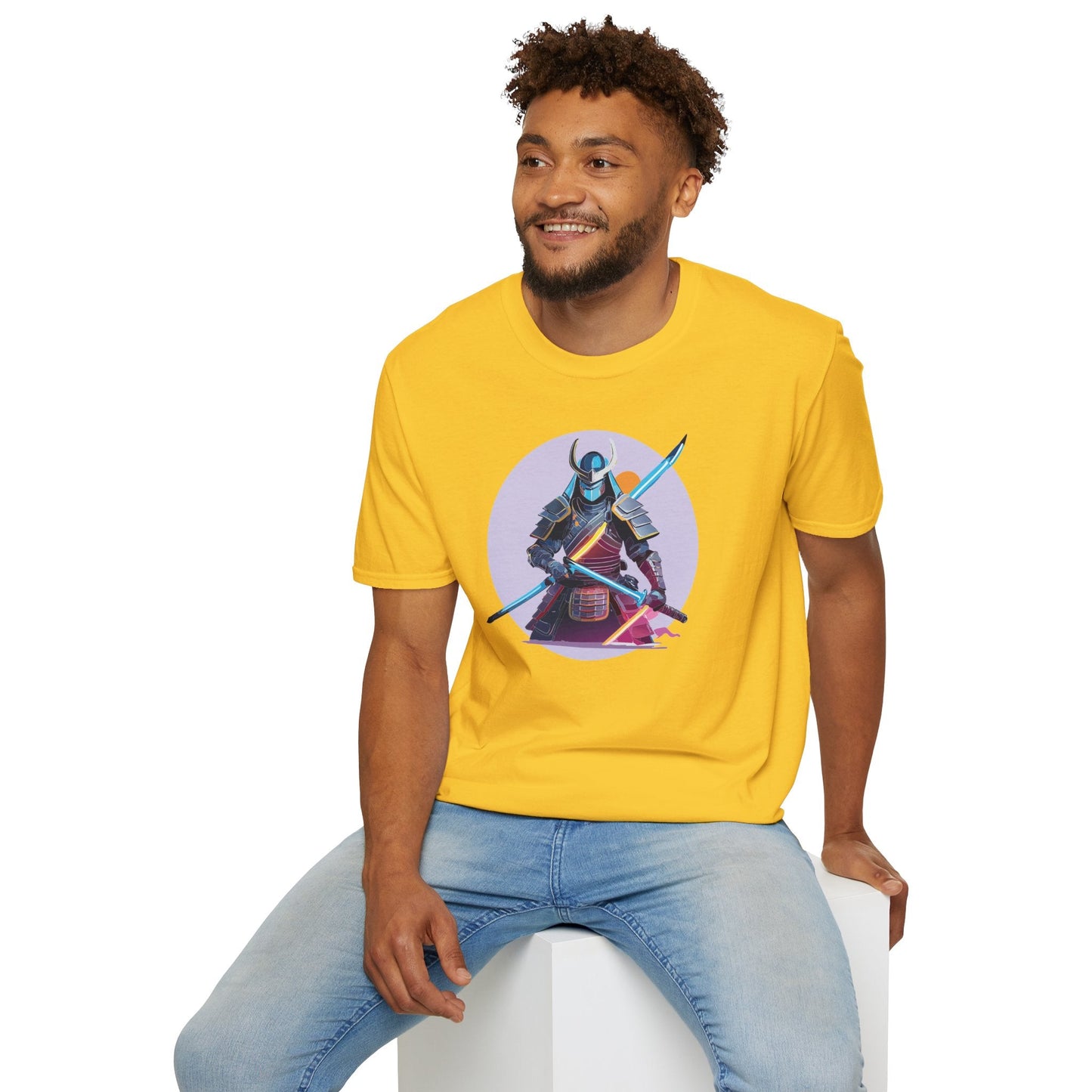 Samurai Shirt Unisex Gildan Softstyle Tee 100 Percent Cotton Lightweight Comfort