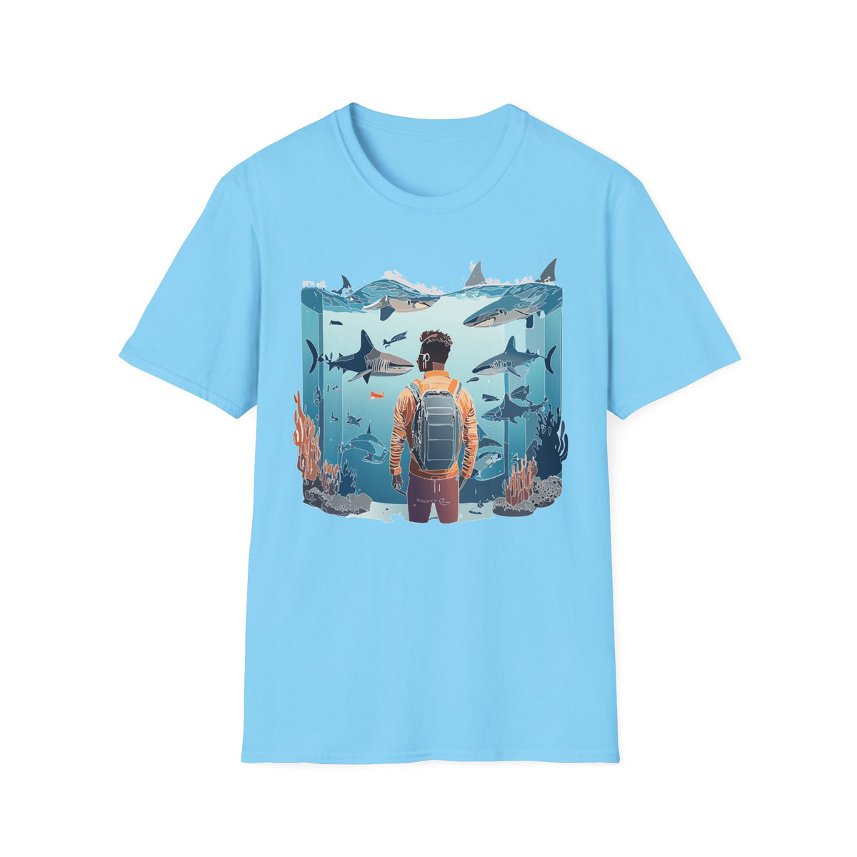 Ocean U boat Graphic Tee Gildan Unisex 100 Cotton Tee Shirt c32