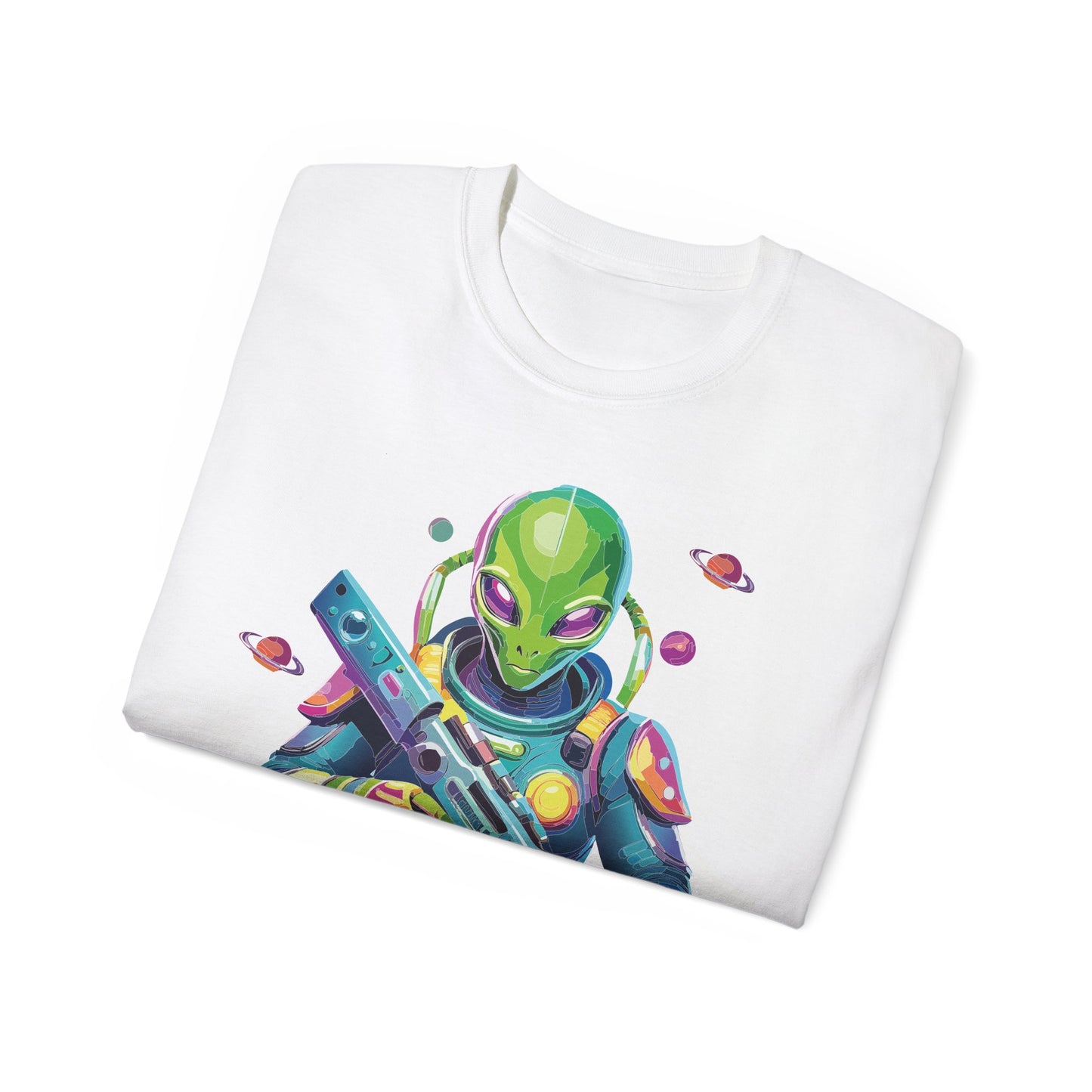 Gildan 2000 Unisex Ultra Cotton Alien Shirt, Tee Shirt with Alien