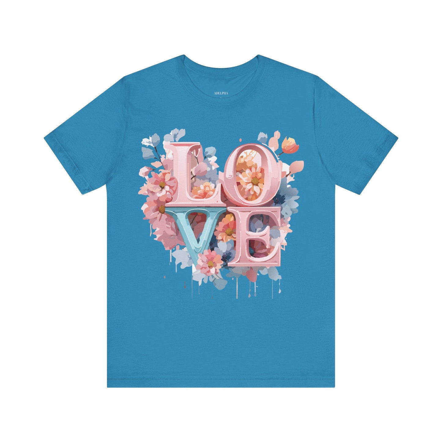 Valentine Graphic Tee Unisex Vintage Inspired Art Design Shirt Adelpha Premium Jersey Short Sleeve