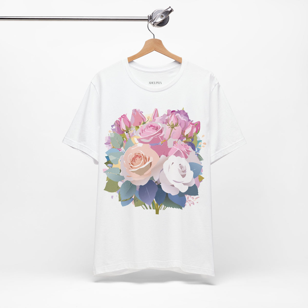 Floral Graphic Tee Shirt - Bella+Canvas Unisex 100 Cotton 19