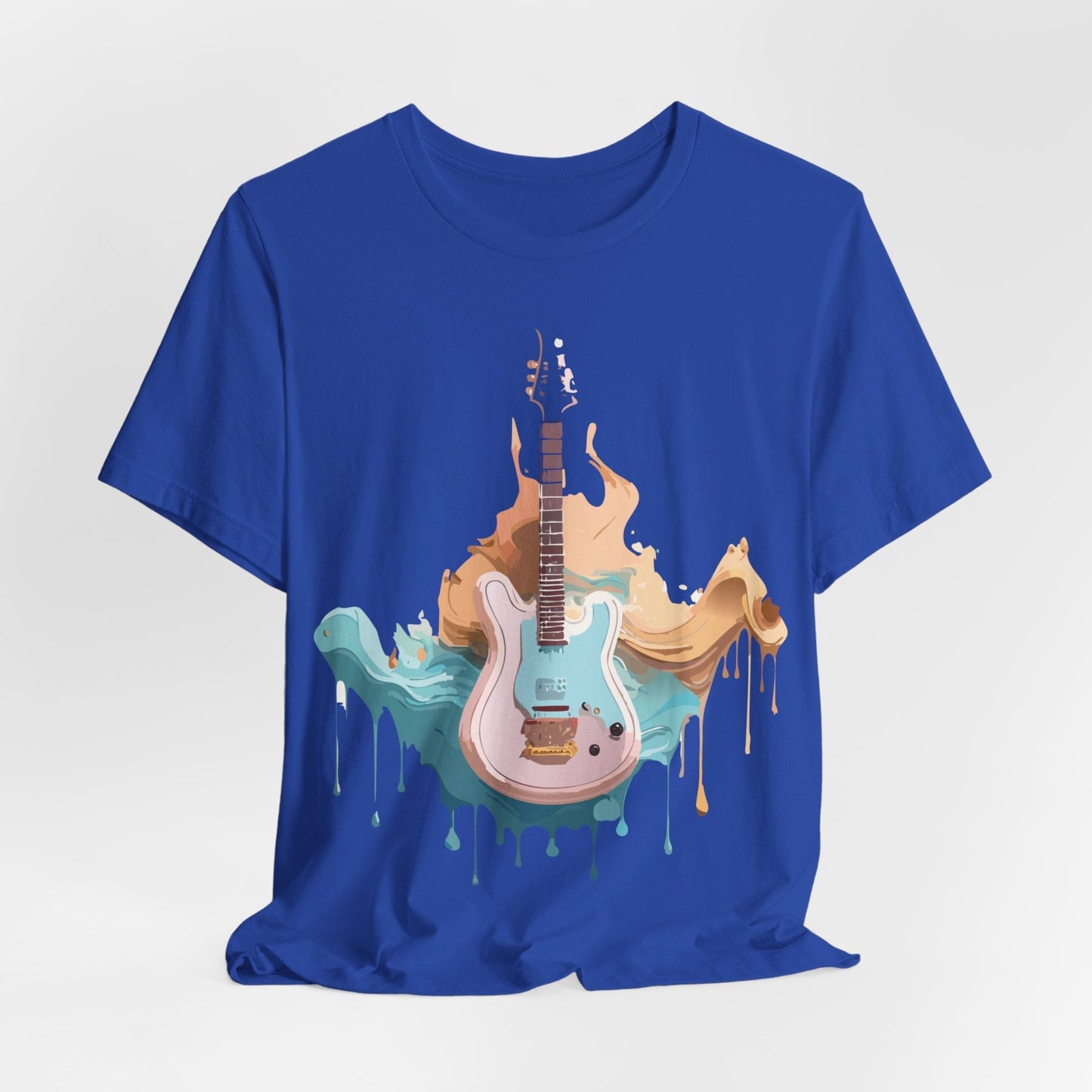 Music Graphic Unisex 100 Cotton Vintage Art with Musical Elements Tee 51