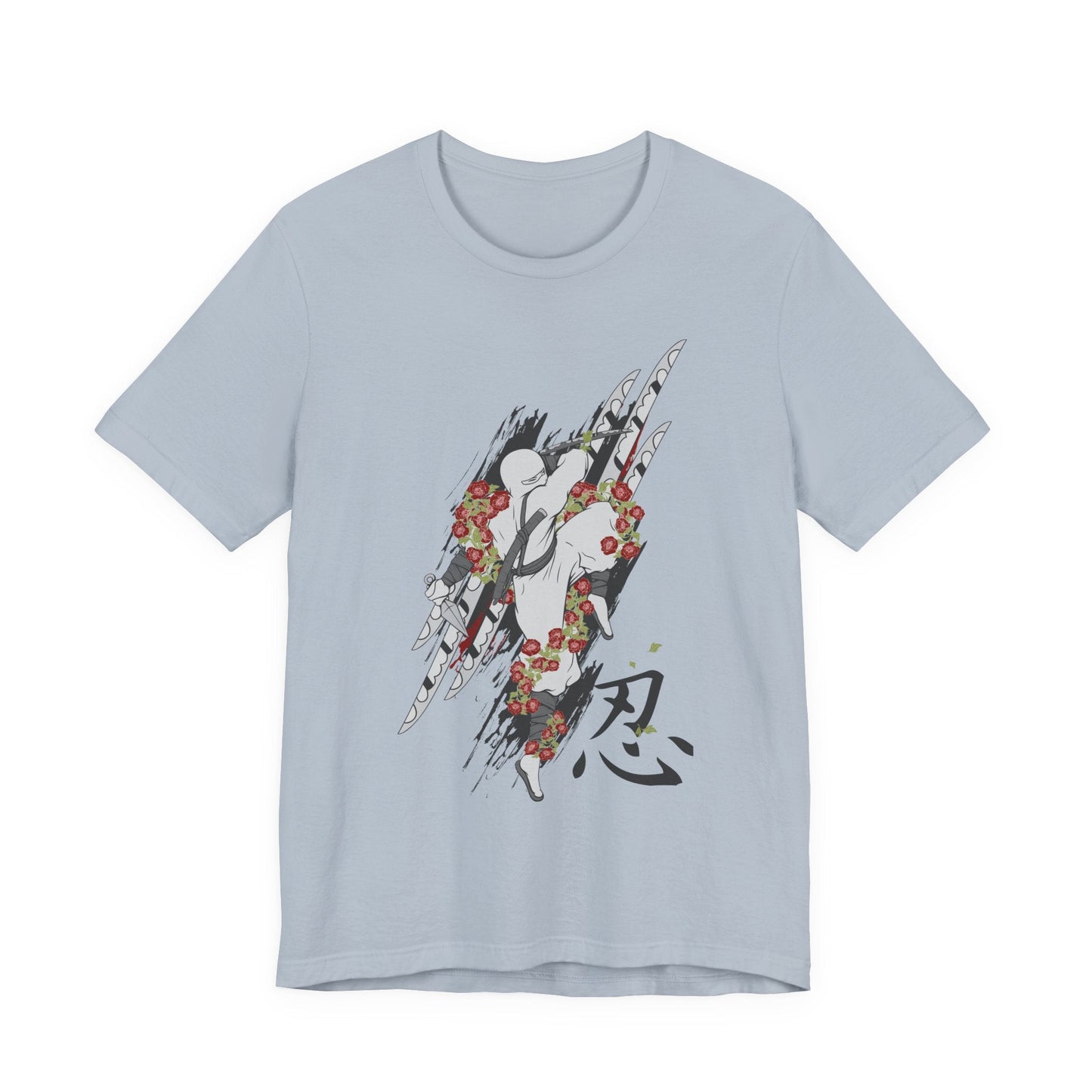 Ninja Samurai Artwork Graphic Unisex Cotton T-Shirt r5