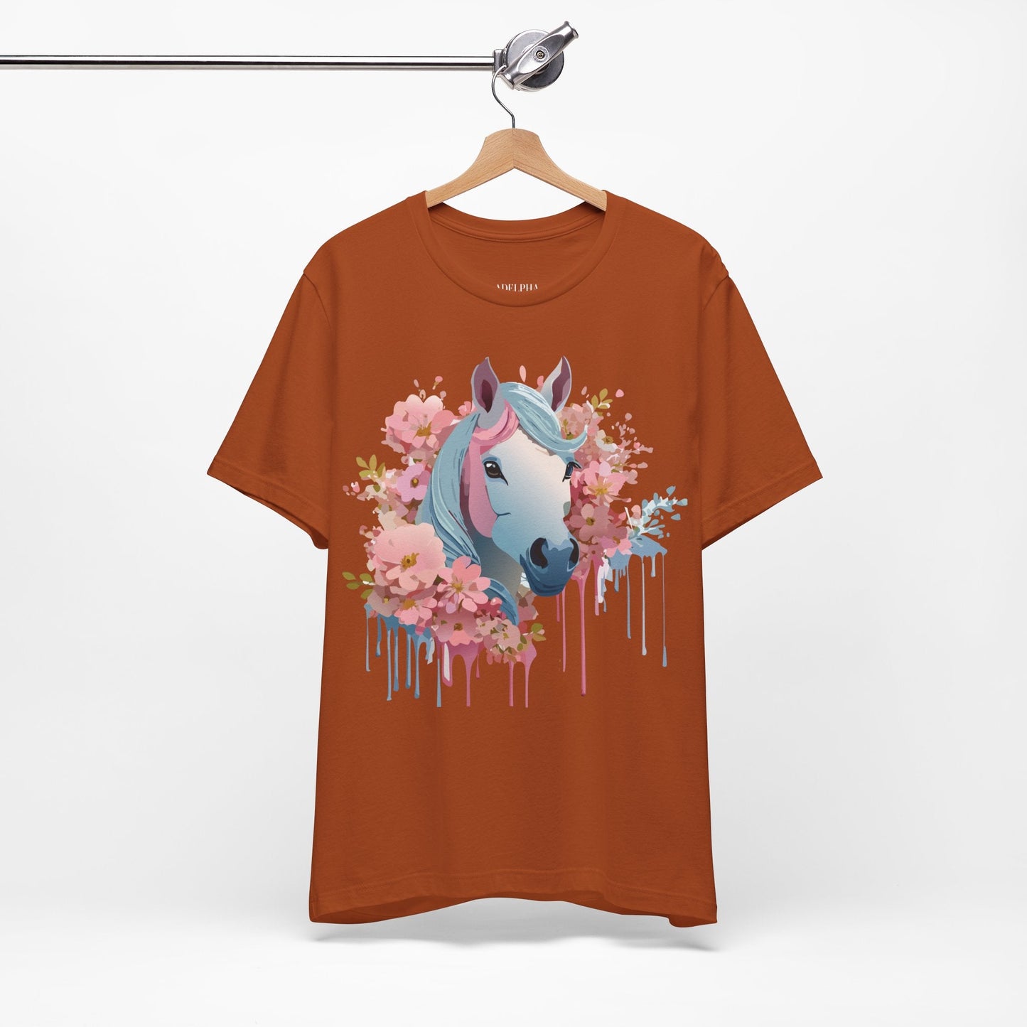 Horse Graphic Unisex 100 Cotton Vintage Animal Art T-Shirt 14