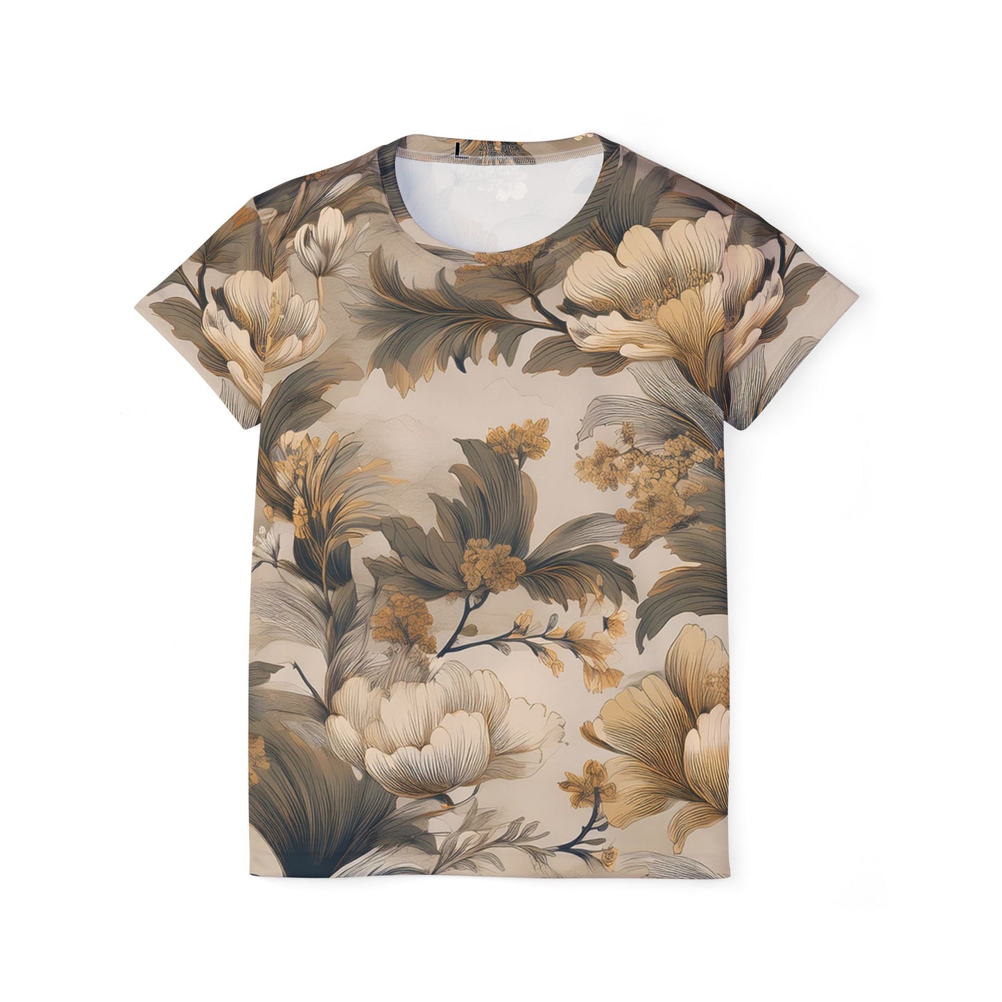 Women Poly Shirt with Floral Print F350