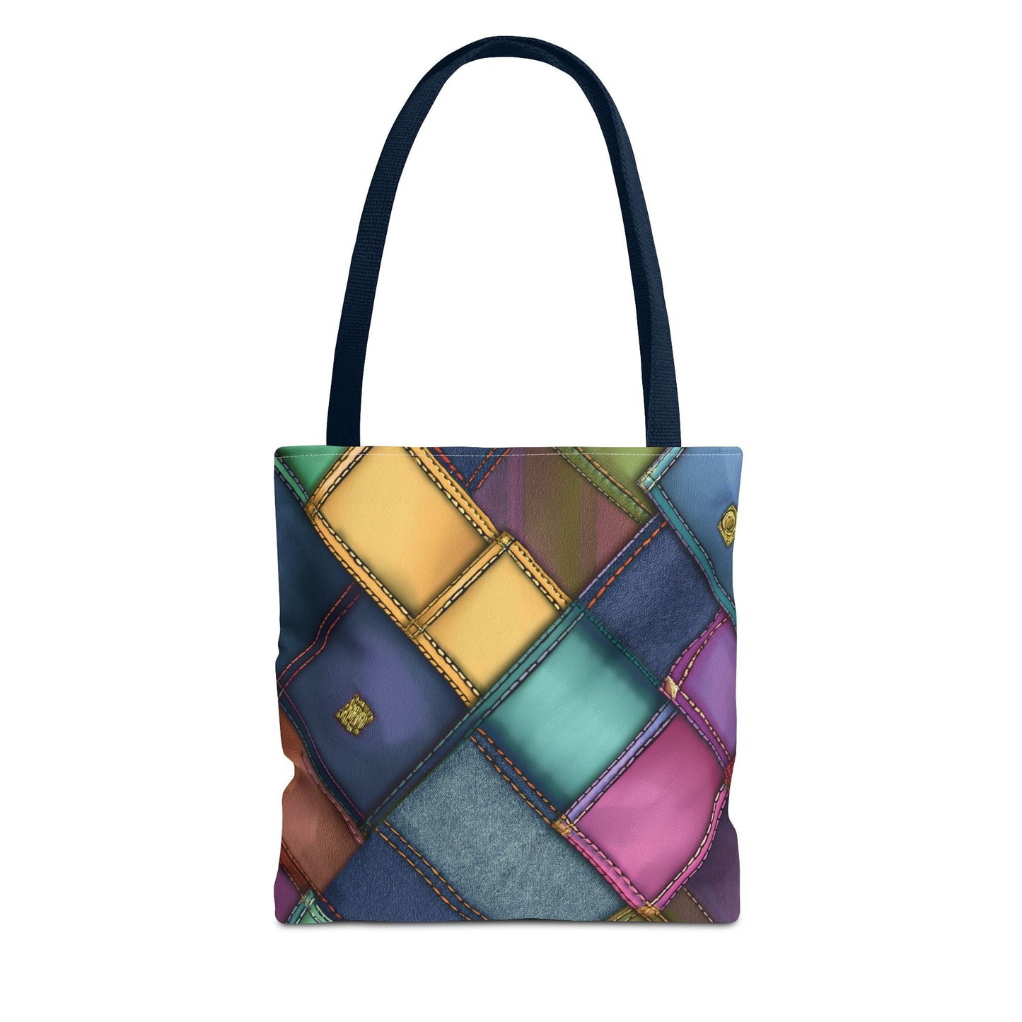 Denim Canvas Bag, Tote Bag Denim Printify