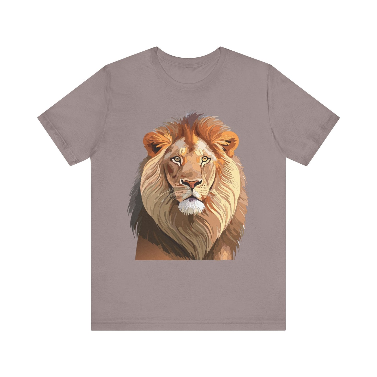 Unisex Animal Graphic Tee Shirt With Wild Animals Art Design For Everyday Wear Casual