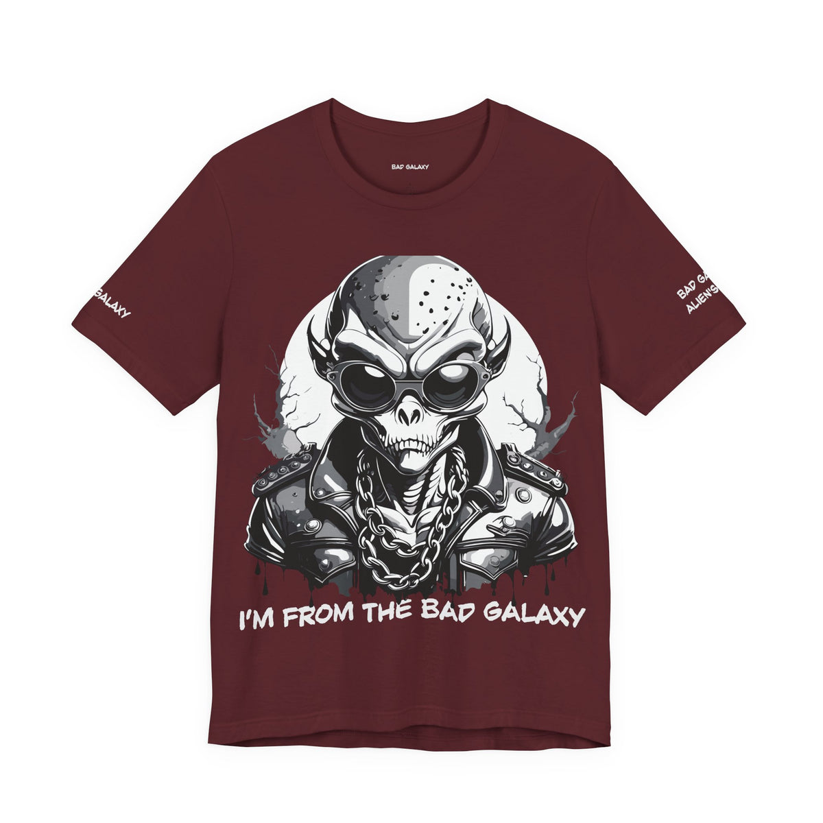 Alien Graphic Unisex Cotton Bella+Canvas Tee with Art Design b70