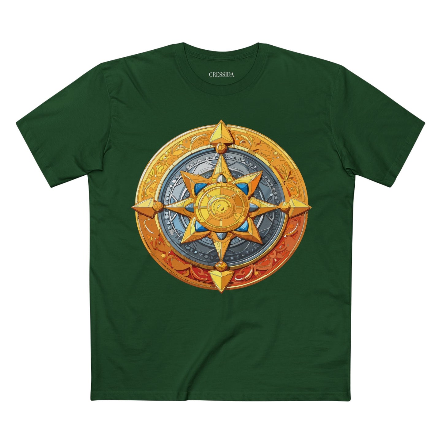 Antique Gold Coin Graphic Design T-Shirt Unisex 100 Cotton With Golden Print Artwork Tee 3