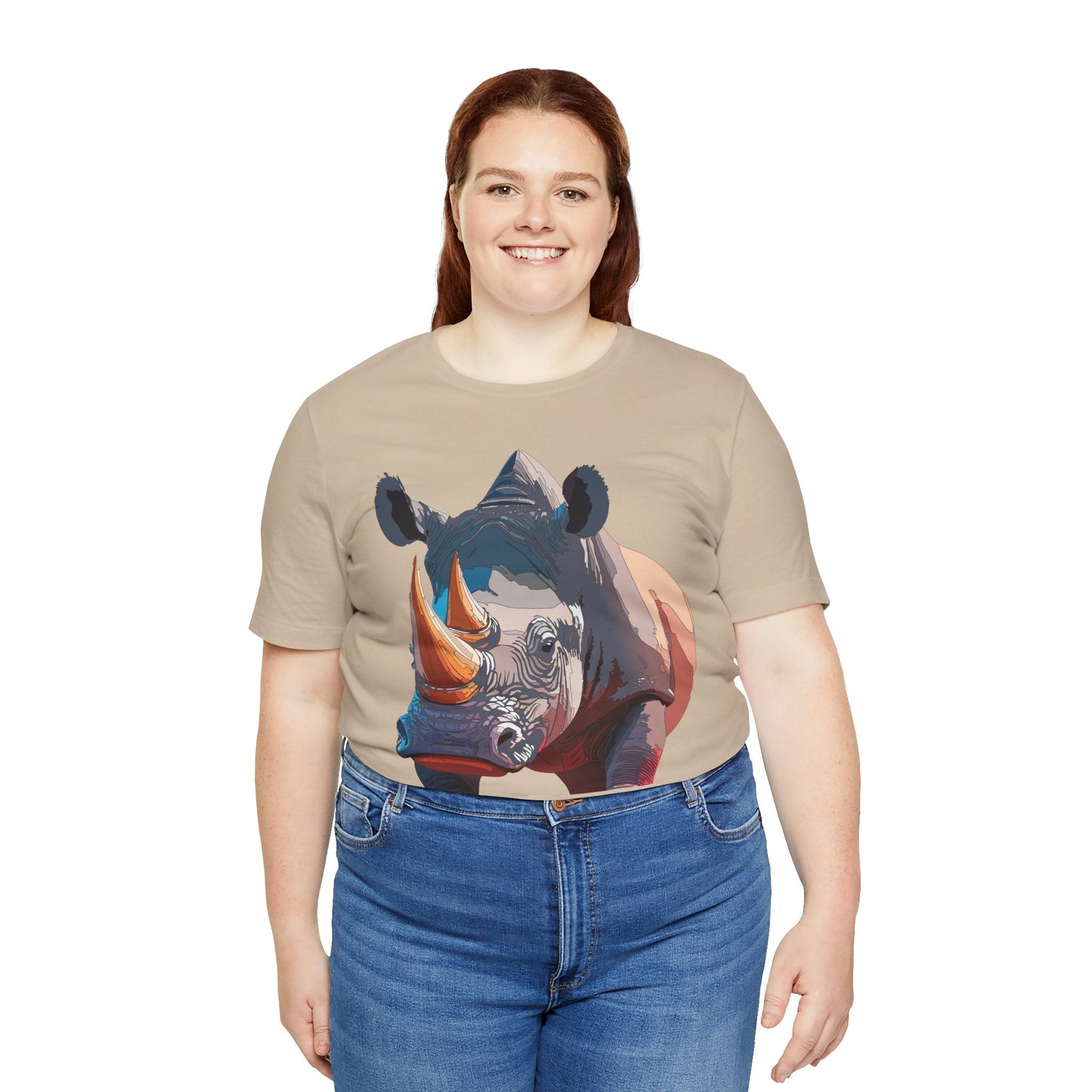 Unisex Animal Shirt Tee With Art Design Wild Animals Gildan Softstyle 64000 Graphic Tee