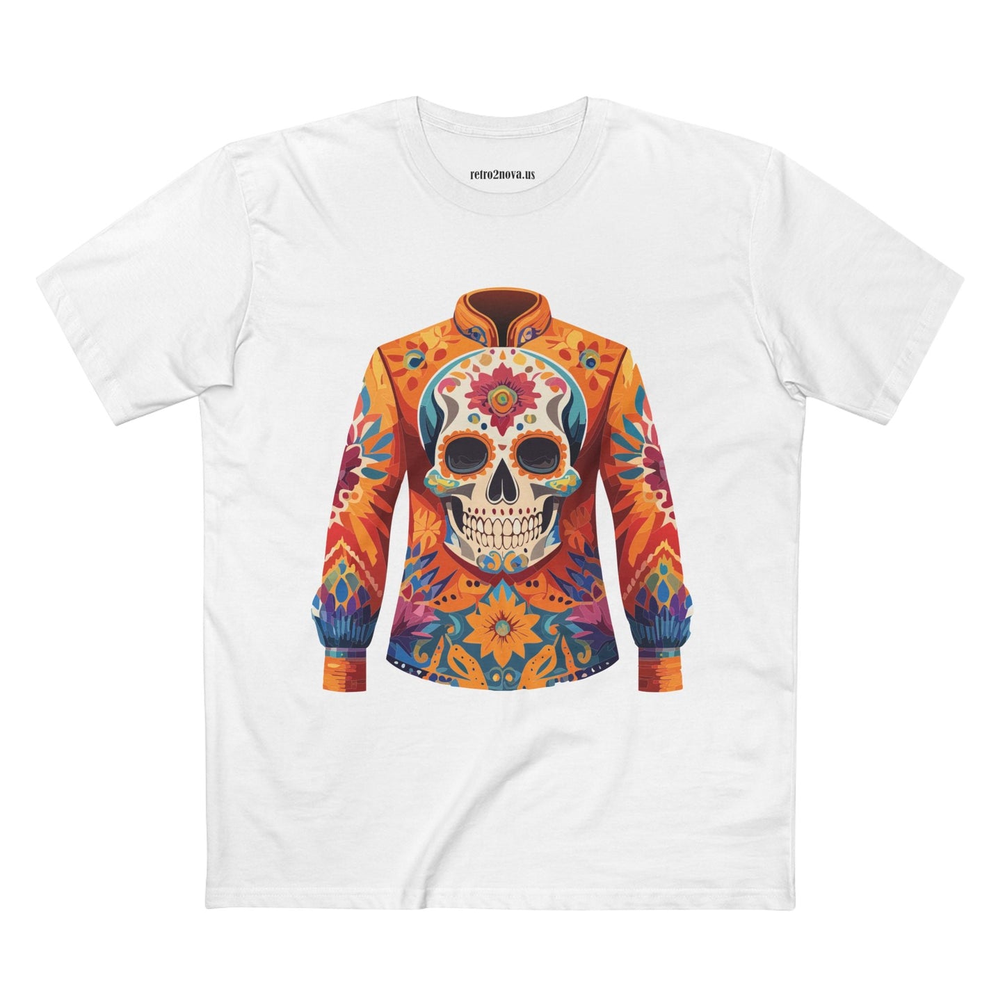Unisex Skull Shirt With Original Skeleton Art Design Premium Cotton Tee From Retro2Nova