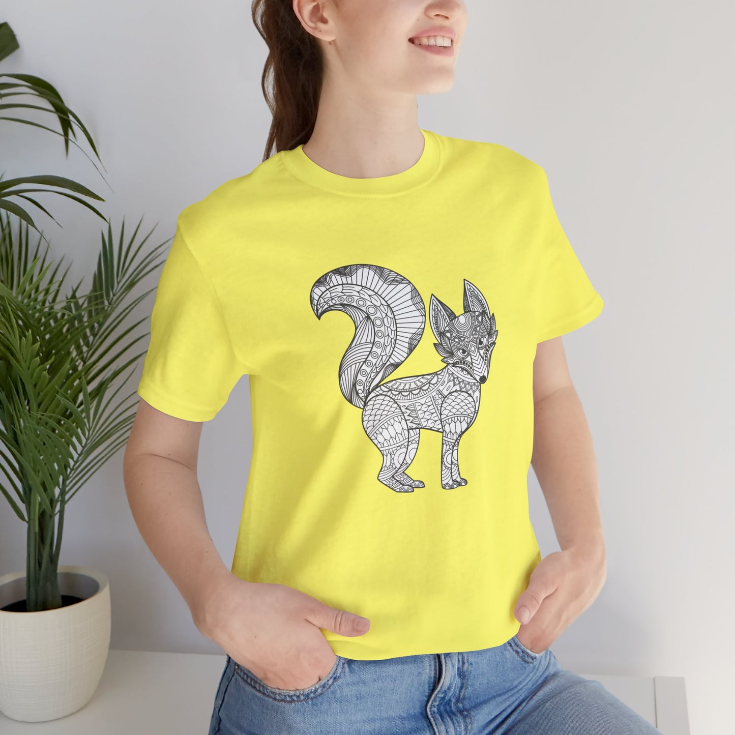 Camiseta unisex con estampado de animales 