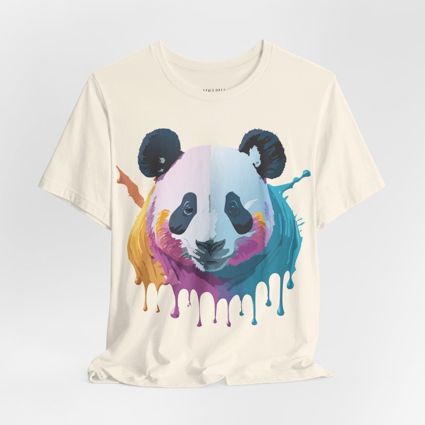 Panda Shirt Unisex Graphic Tee Vintage Inspired Artwork By Adelpha Jersey Short Sleeve