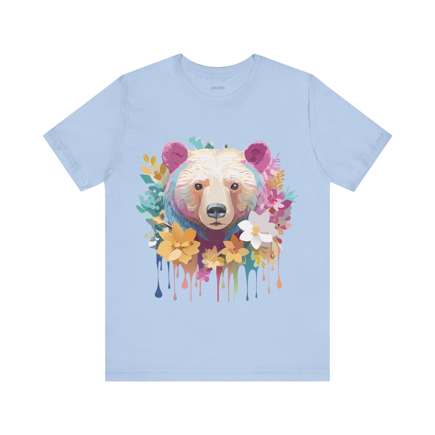 Adelpha Bear Graphic Tee Unisex Short Sleeve Shirt Art Design