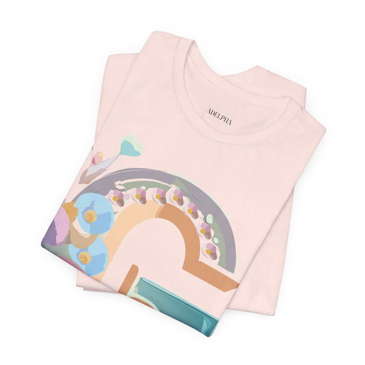 Letter G Graphic Unisex Cotton Bella+Canvas Tee with Art Letter Design