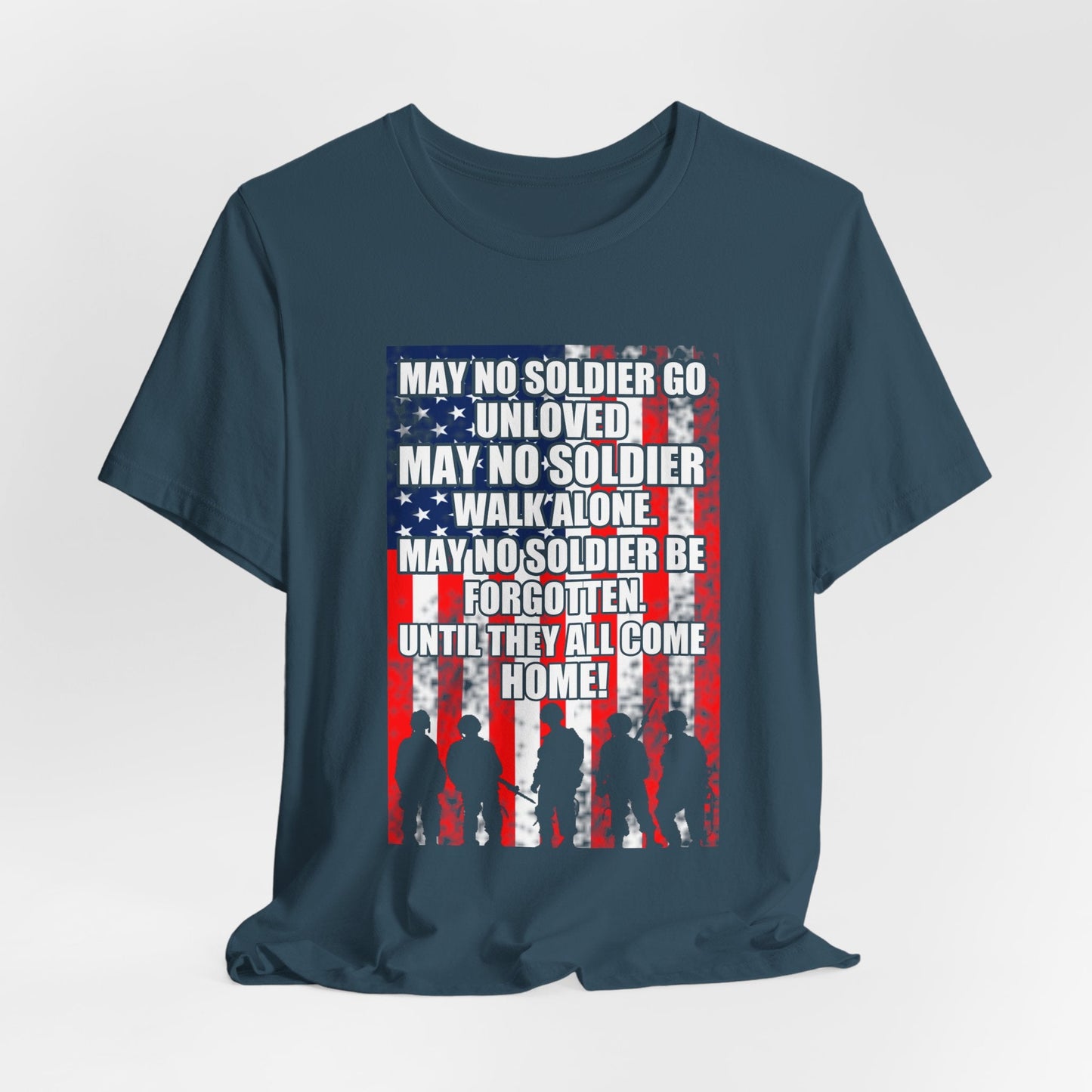Army Veteran Patriotic Graphic Design Unisex Cotton T-Shirt v49