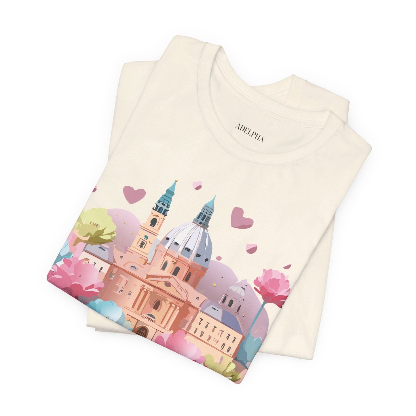 Prague Tourist Shirt Unisex Graphic Tee With Vintage Inspired Artwork By Adelpha