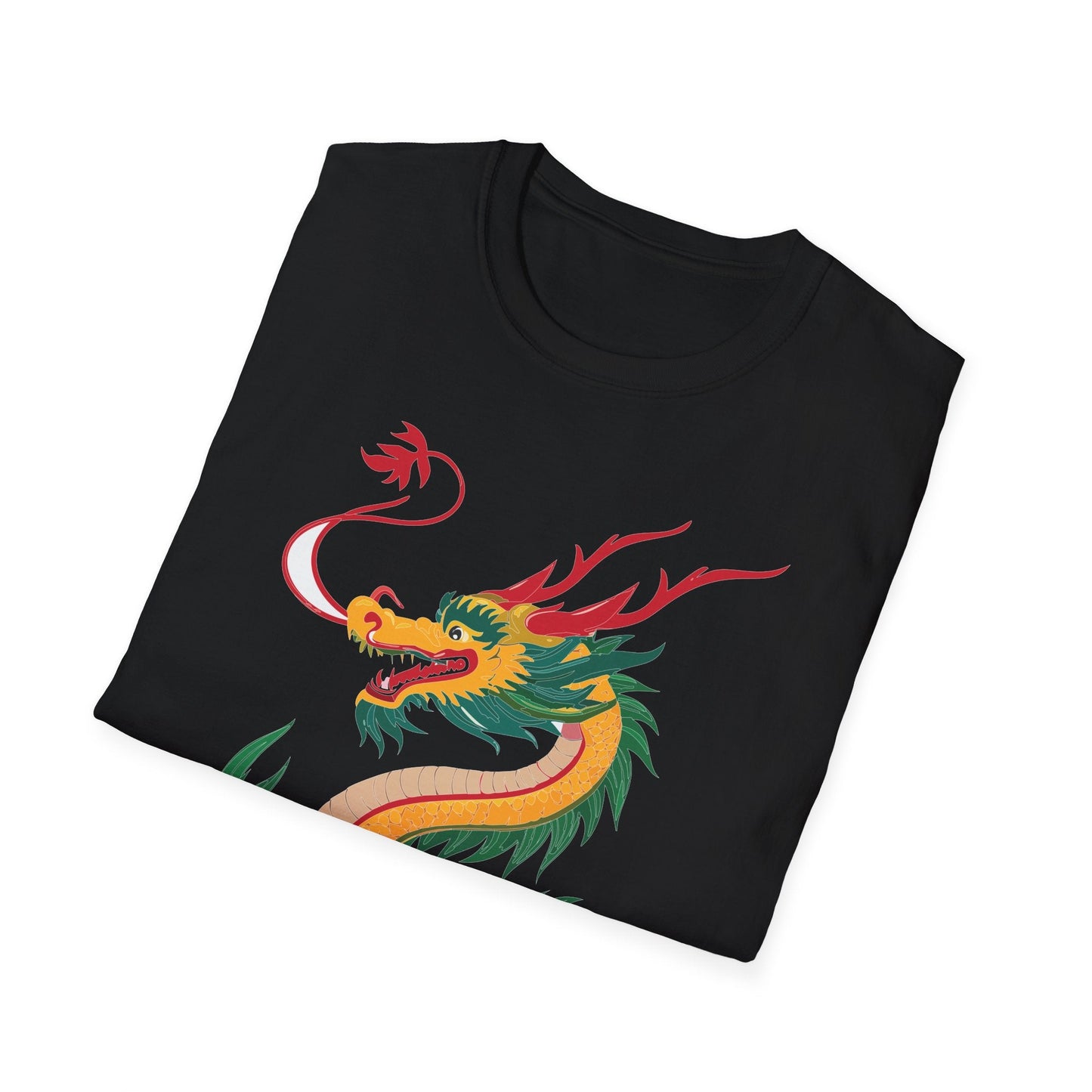 Dragon T Shirt Unisex Dragon Shirt Animal Shirt Gildan Softstyle 64000 100 Percent Cotton Tee