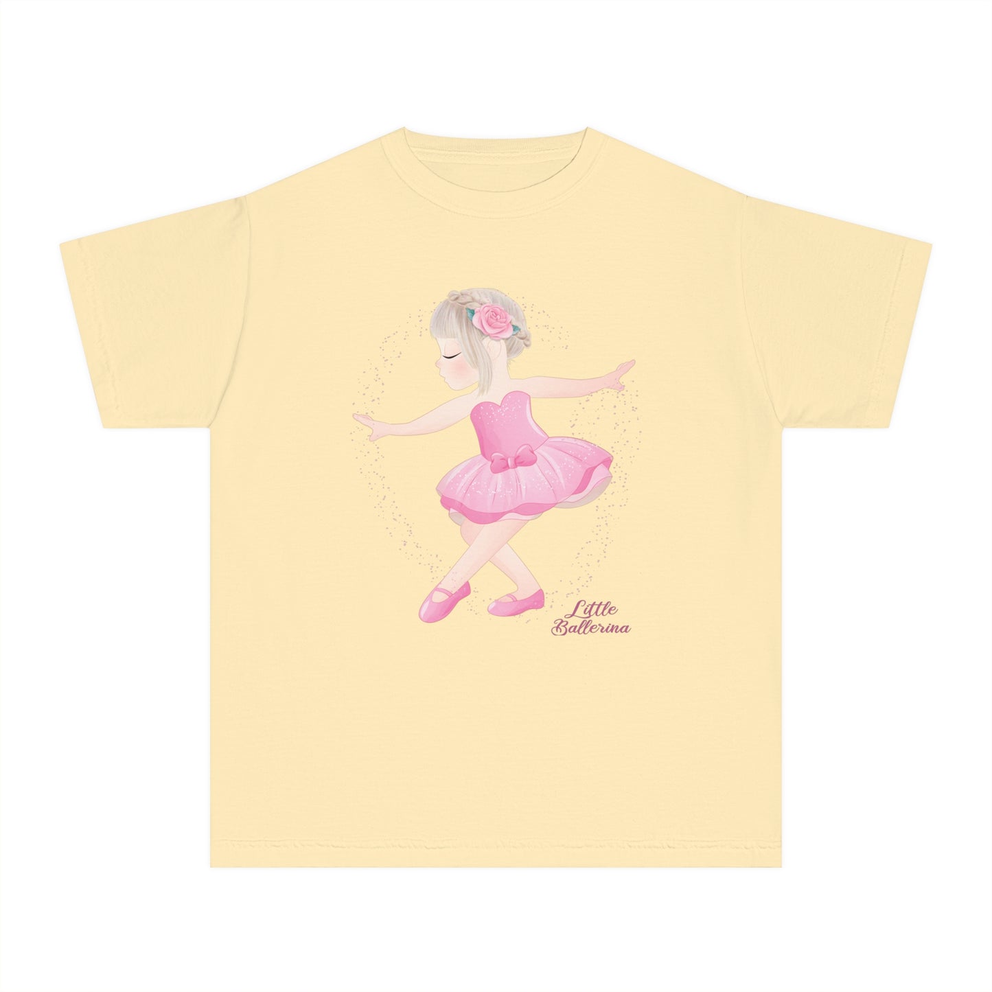 Camiseta juvenil con pequeña bailarina