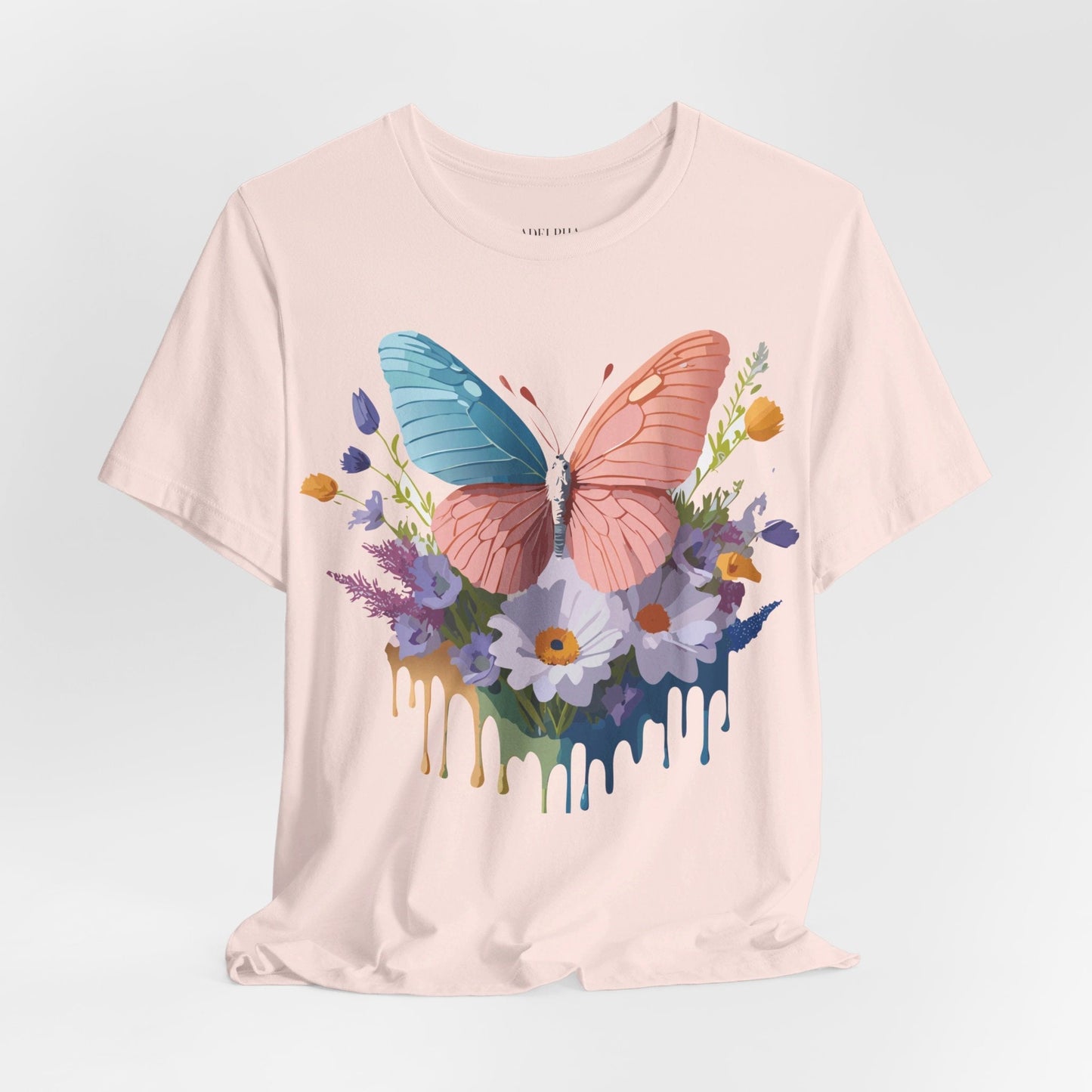 Butterfly Graphic Tee Unisex Art Design Shirt With Vintage Adelpha Artwork