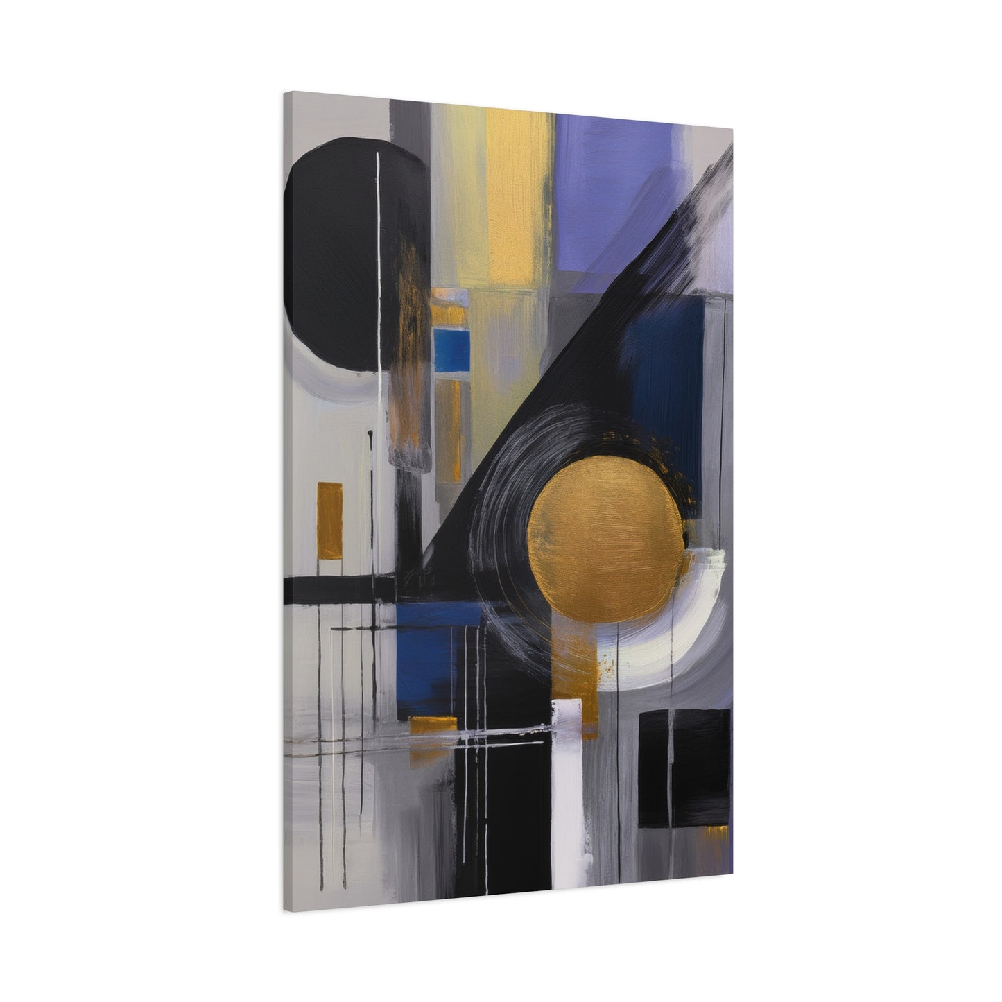 Purple Abstract Painting Print Canvas 20x24,20x30,24x30, 24x32,24x36,30x40, 32x48,36x48,40x60 Pine-Wood Inner Frame ABS-32