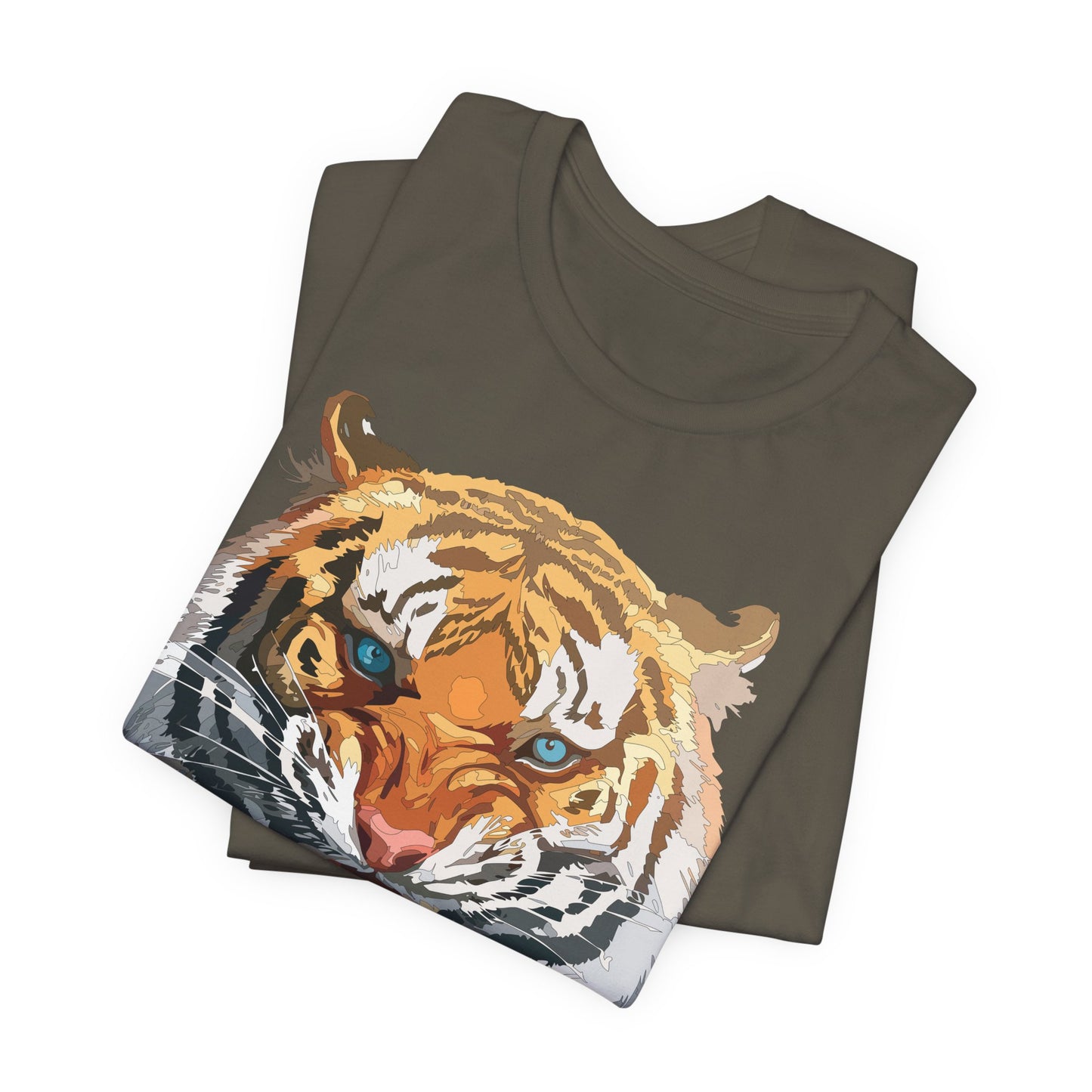 Tiger Shirt, Animal Shirt, T-Shirt with Tiger, Art Design Tee, Wild Animals Tees, Safari T-Shirt, Graphic Design Tee 15