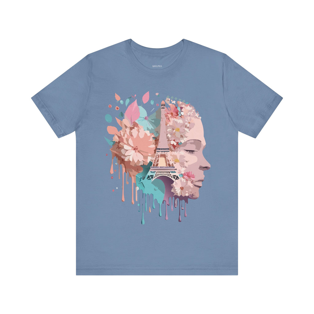 Unisex Cotton Bella+Canvas Tee with Paris