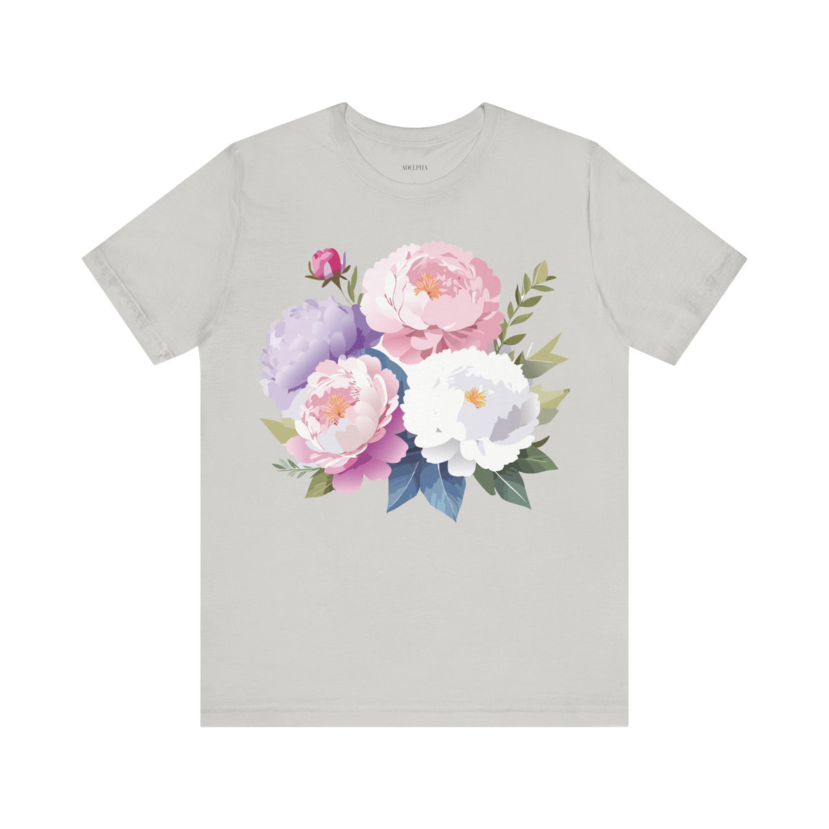 Floral Graphic Tee Shirt - Bella+Canvas Unisex 100 Cotton 37
