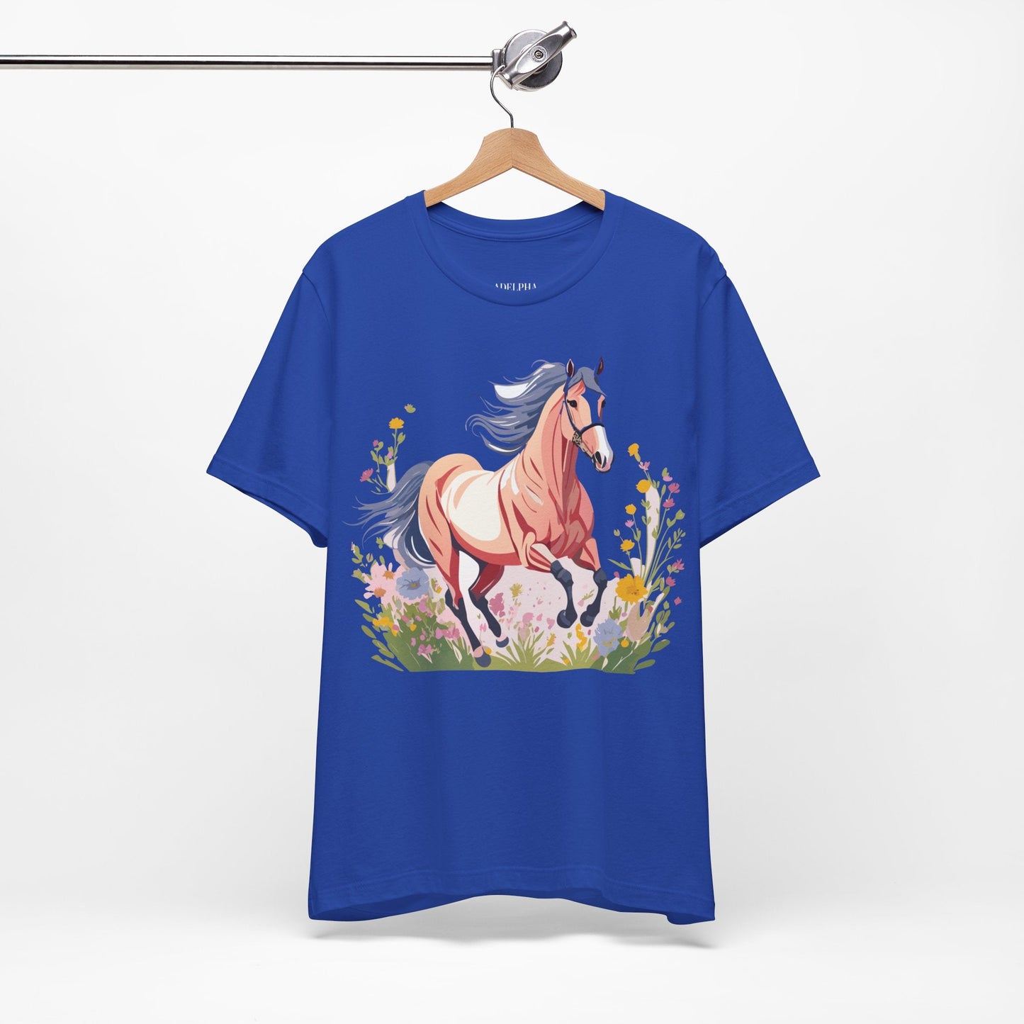 Horse Graphic Unisex 100 Cotton Vintage Animal Art T-Shirt 8