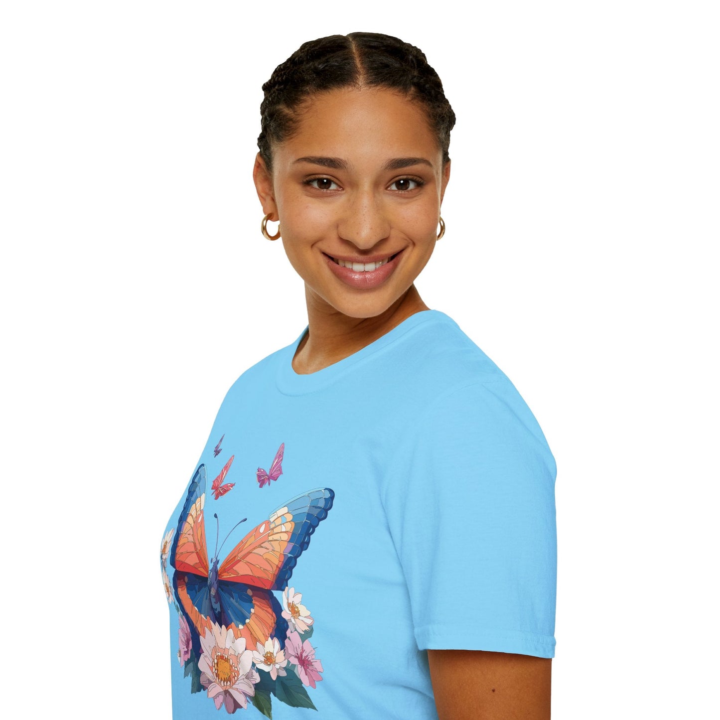 Monarch Butterfly Unisex Softstyle Tee Gildan 64000 Lightweight Breathable 100 Cotton Tee